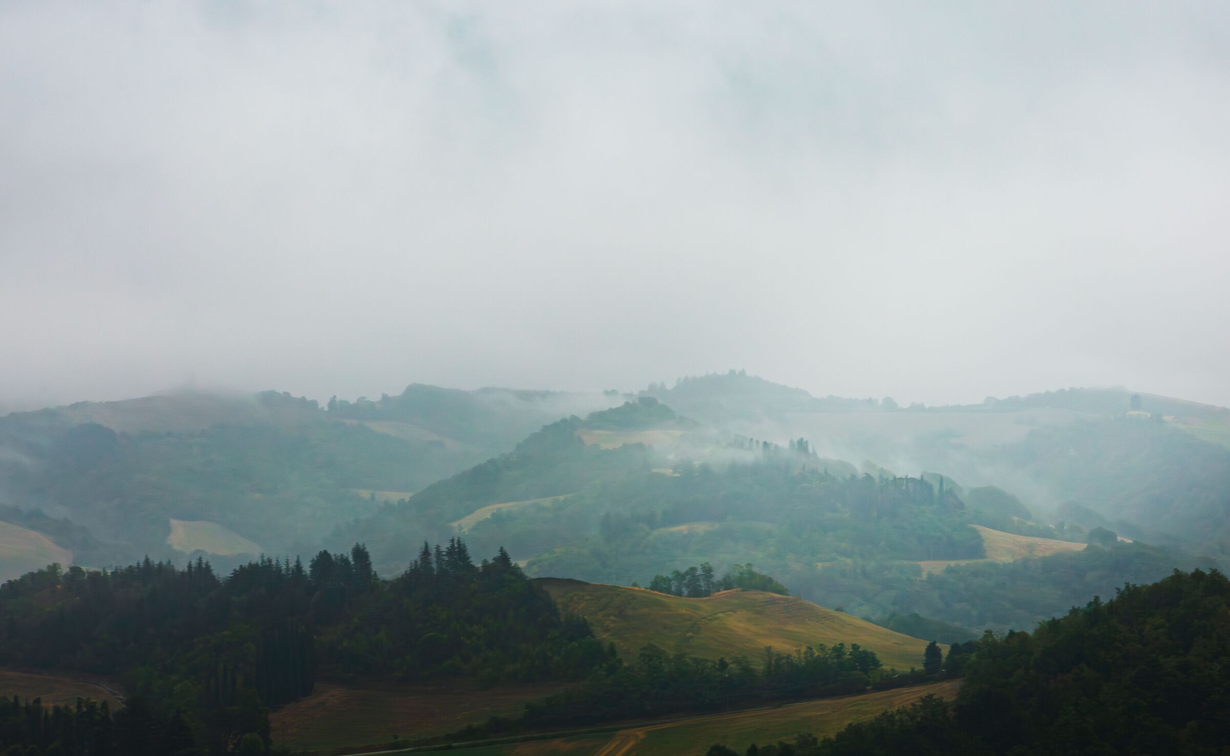 Fog on the hills