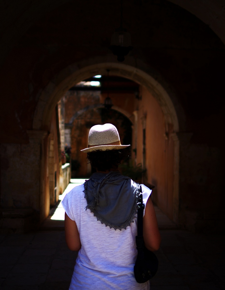 At the monastery ...