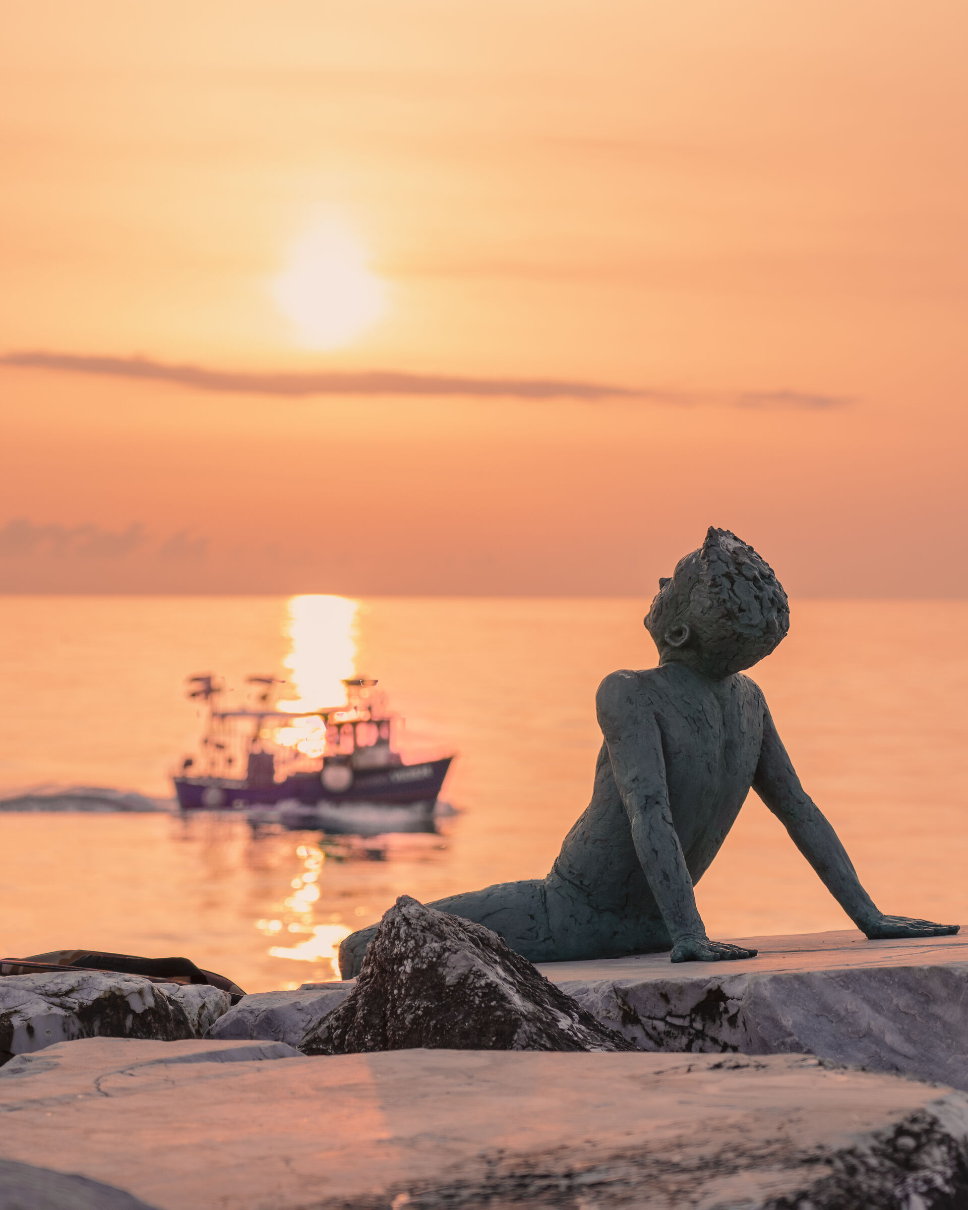 Another sunset at the pier of Viareggio