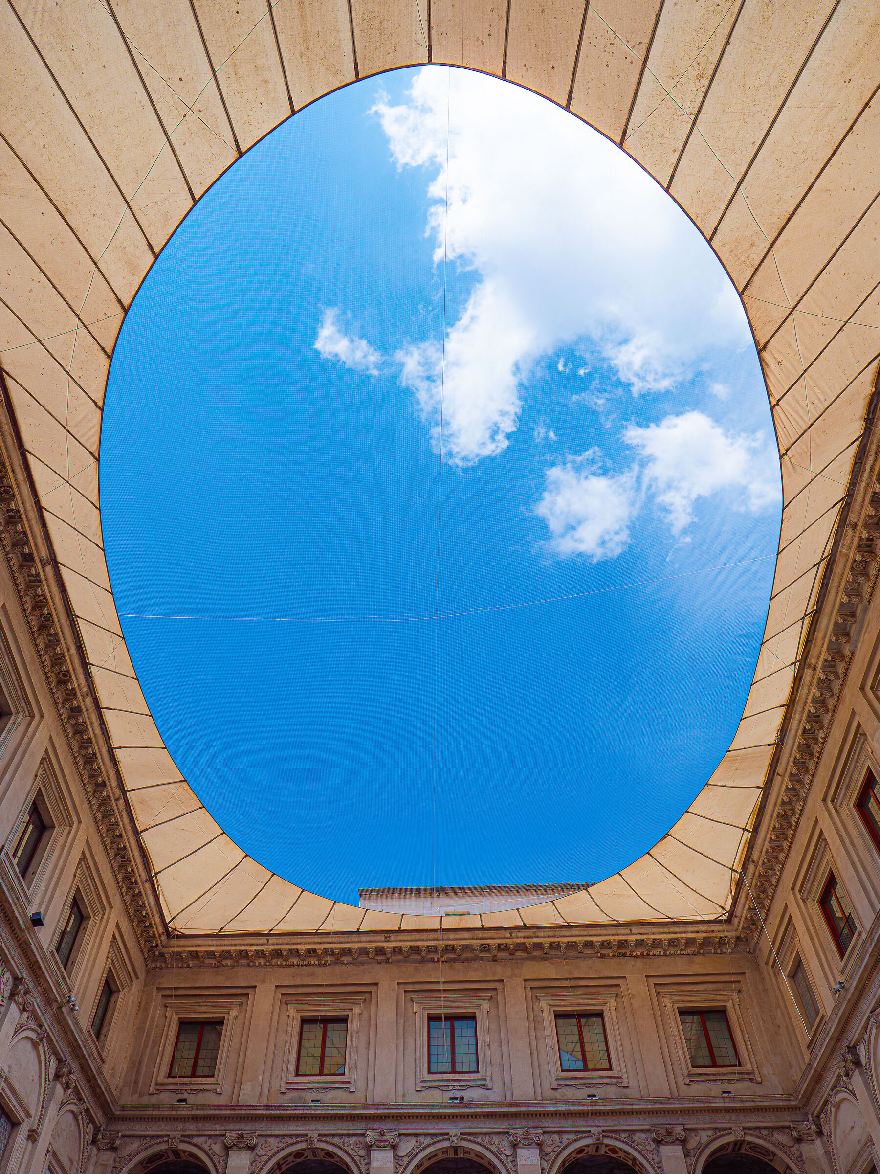 Copertura cortile palazzo Altemps