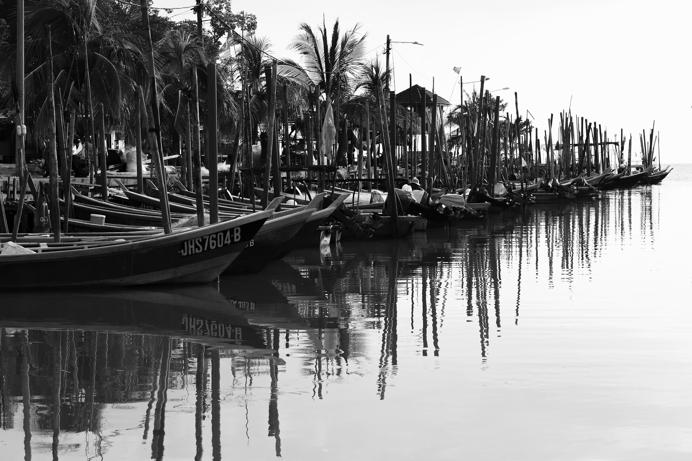 Villaggio di pescatori di Parit Karang