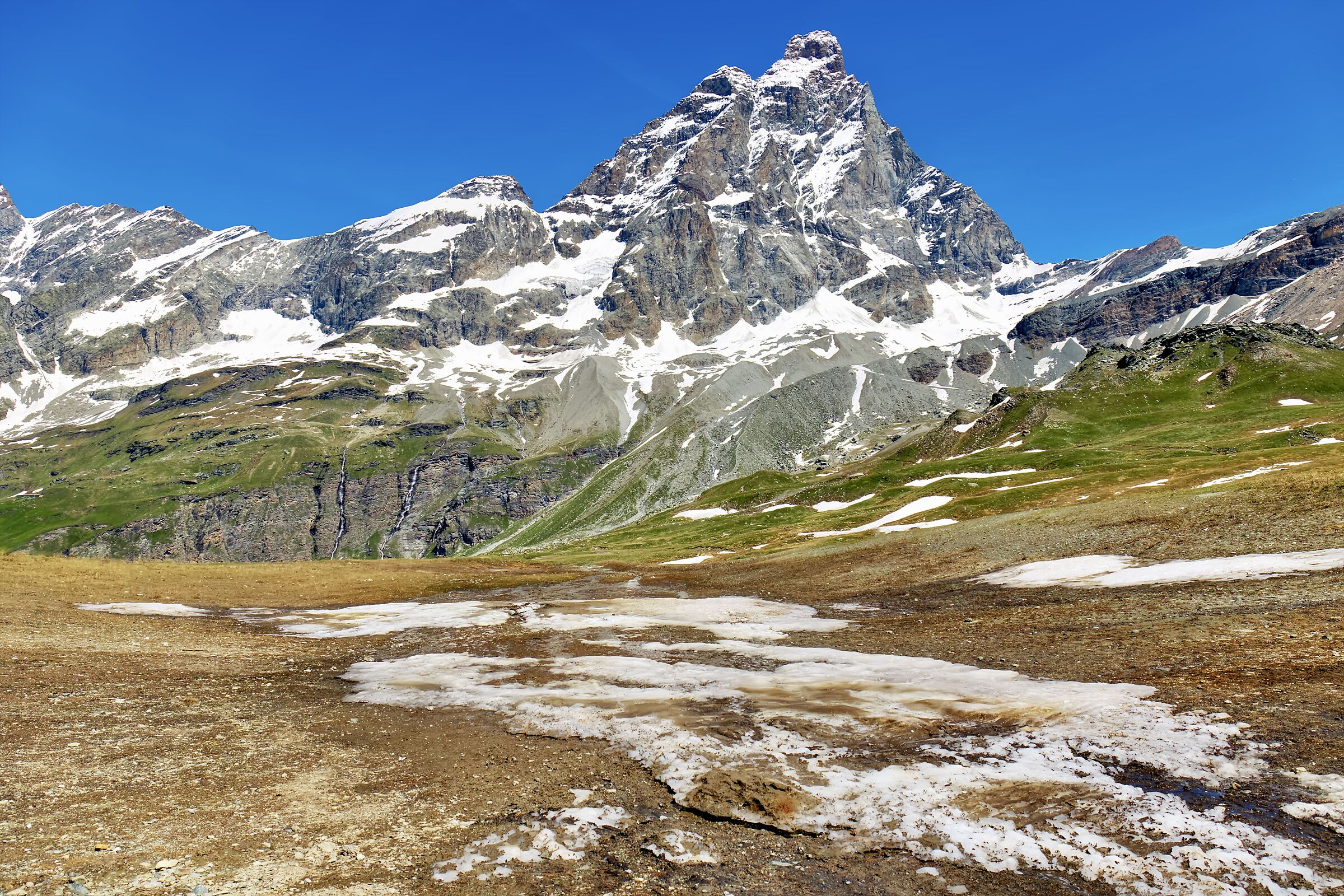 At the foot of the Matterhorn