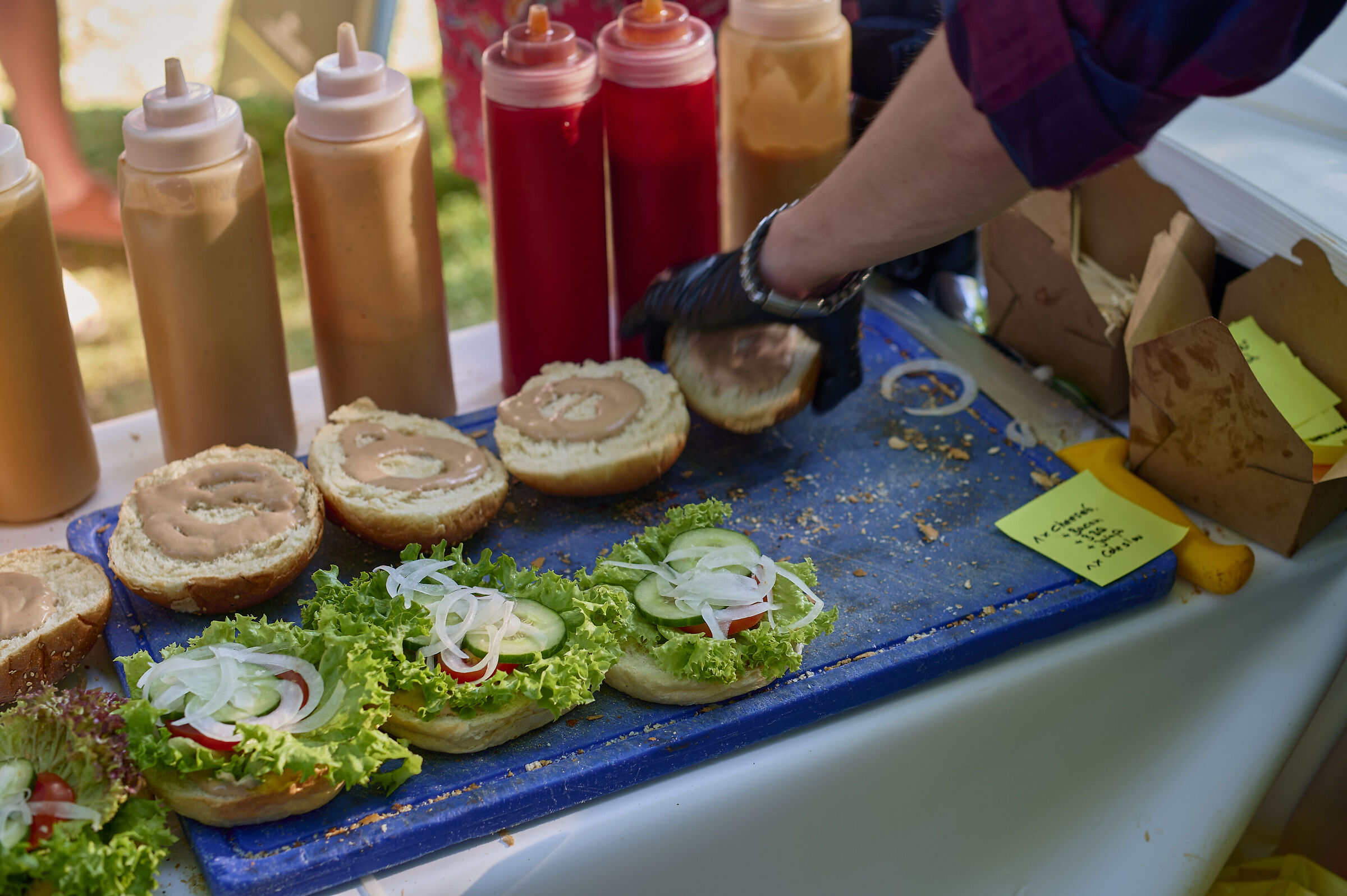 Area di atterraggio degli hamburger