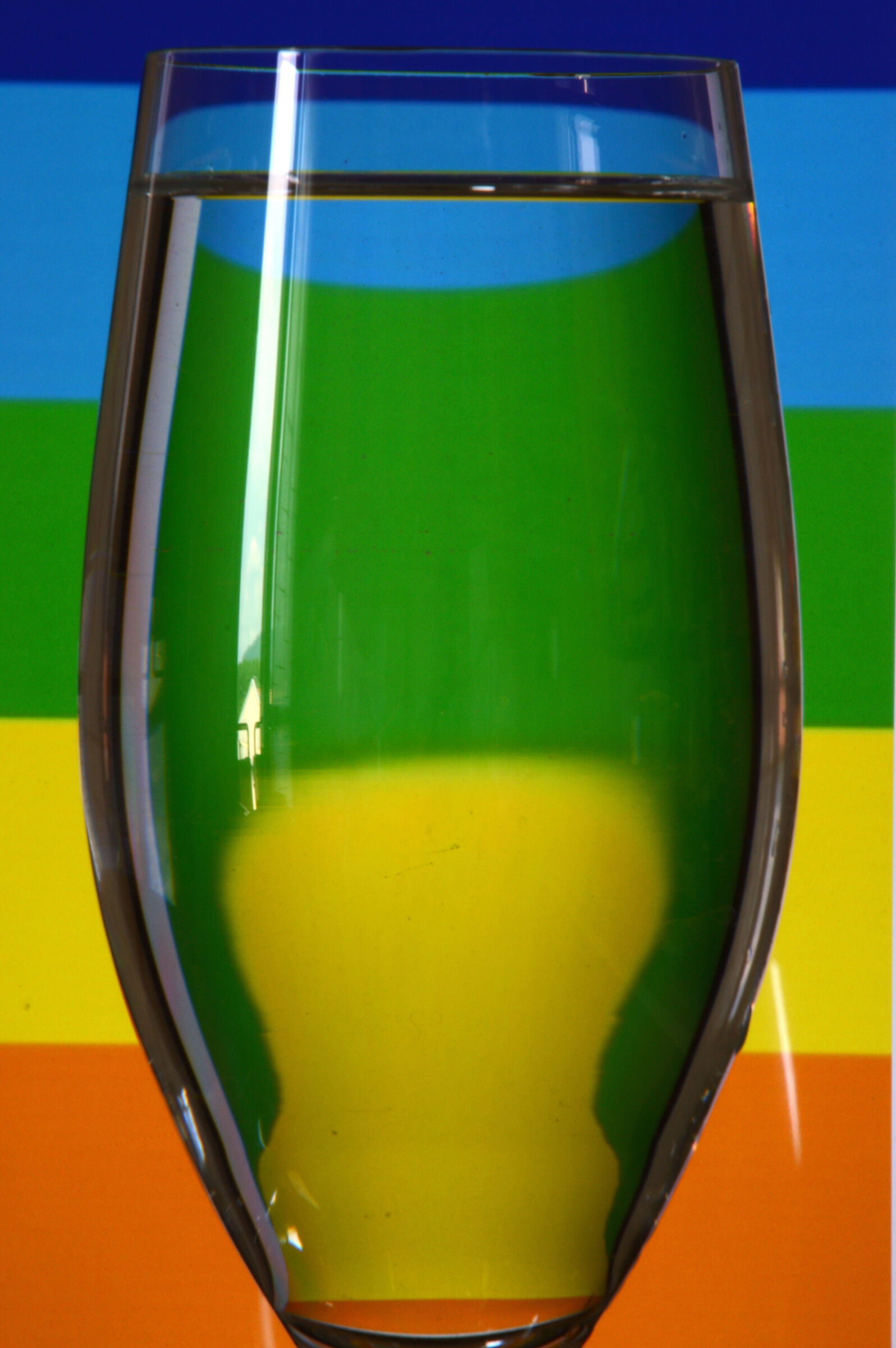 A glass of colors