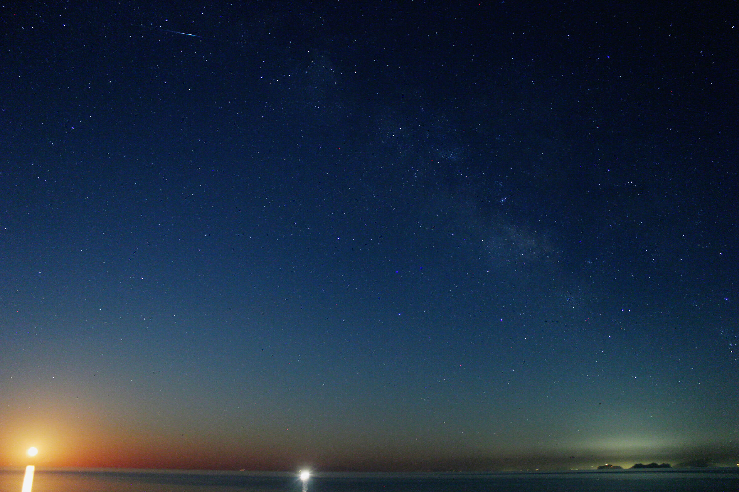 Milky Way at moonrise from Ustica - 06-07-23