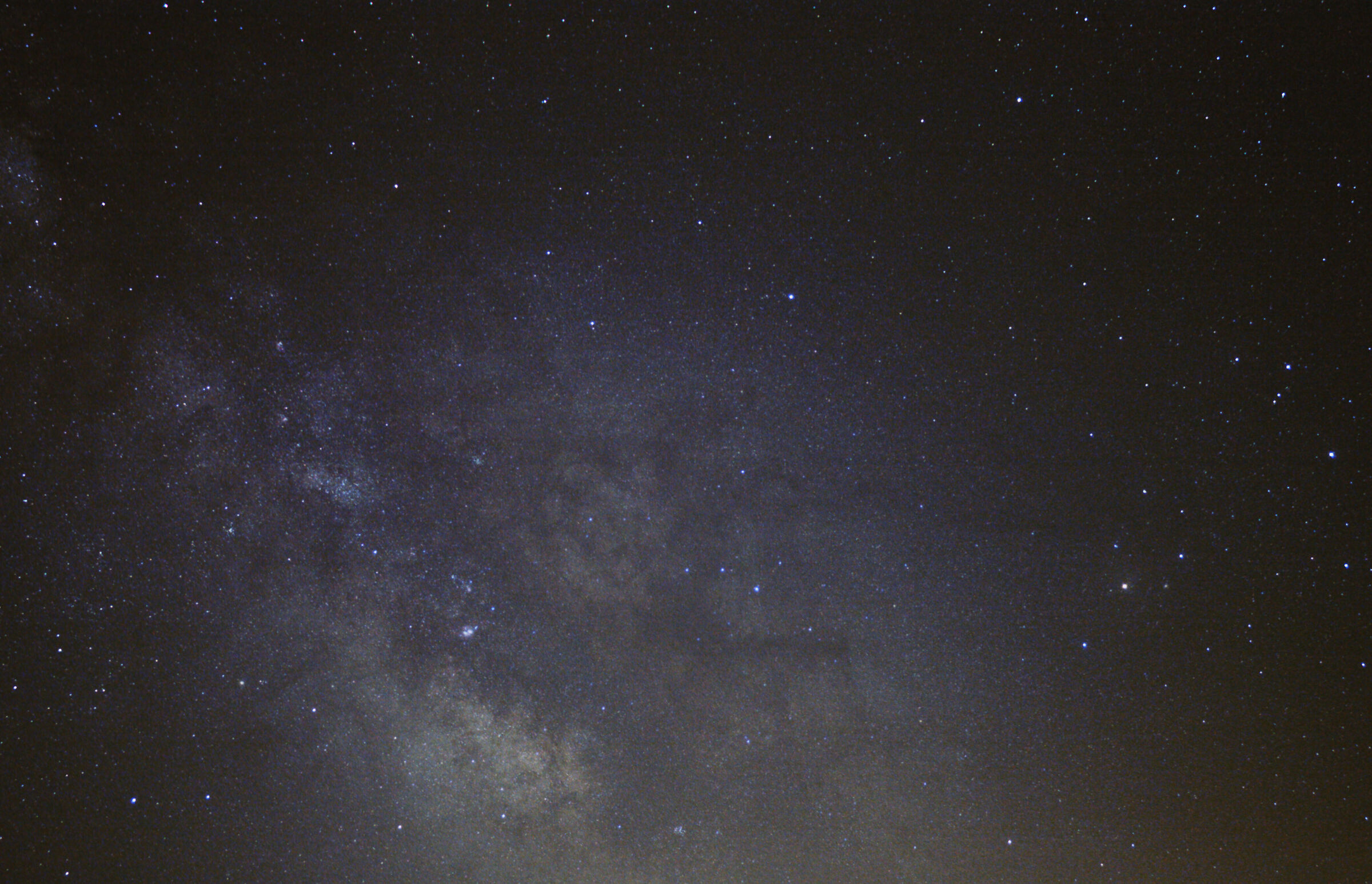 Center of the Milky Way from Ustica (PA) - July 2023