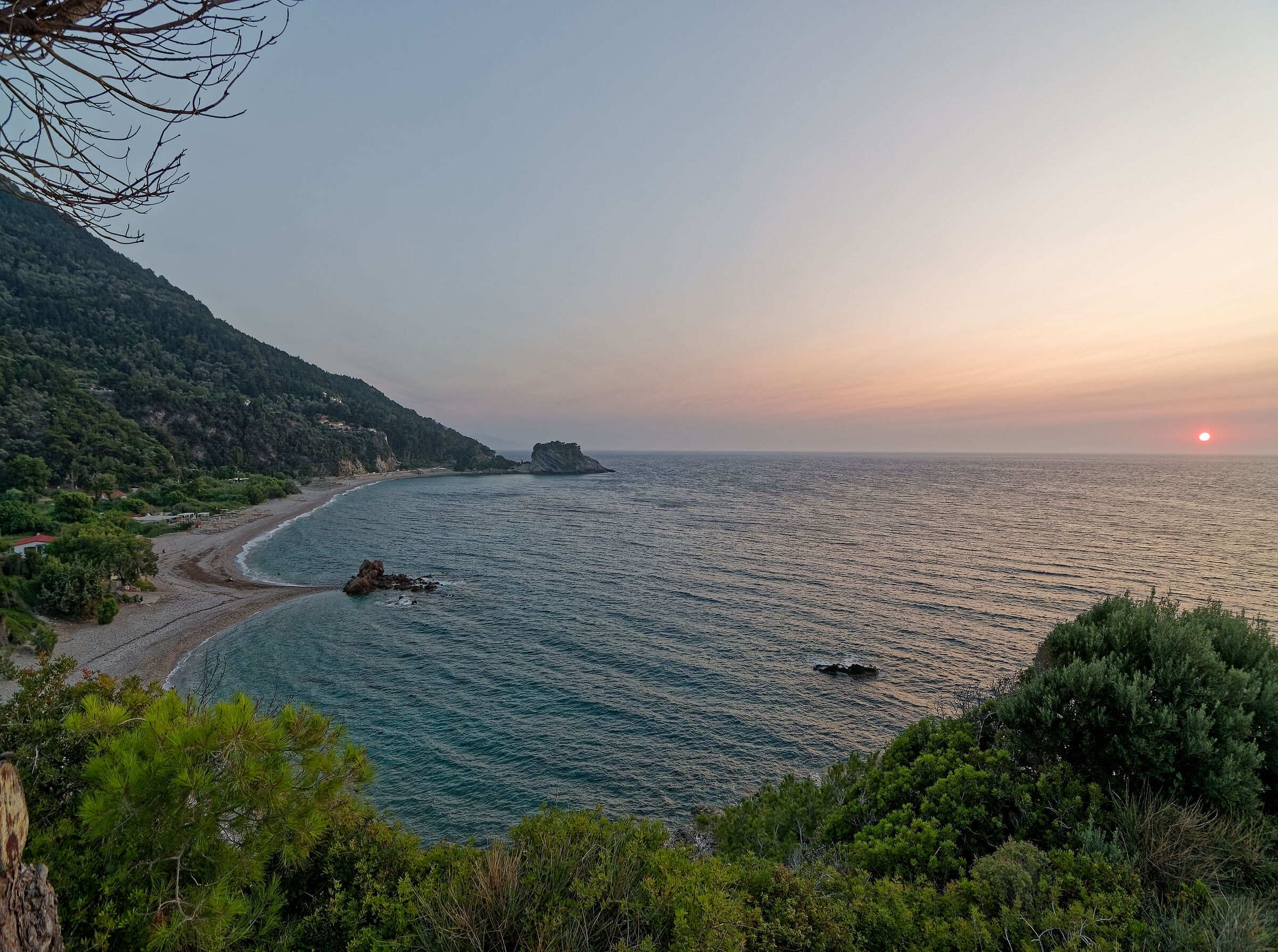 POTAMI BEACH sunset