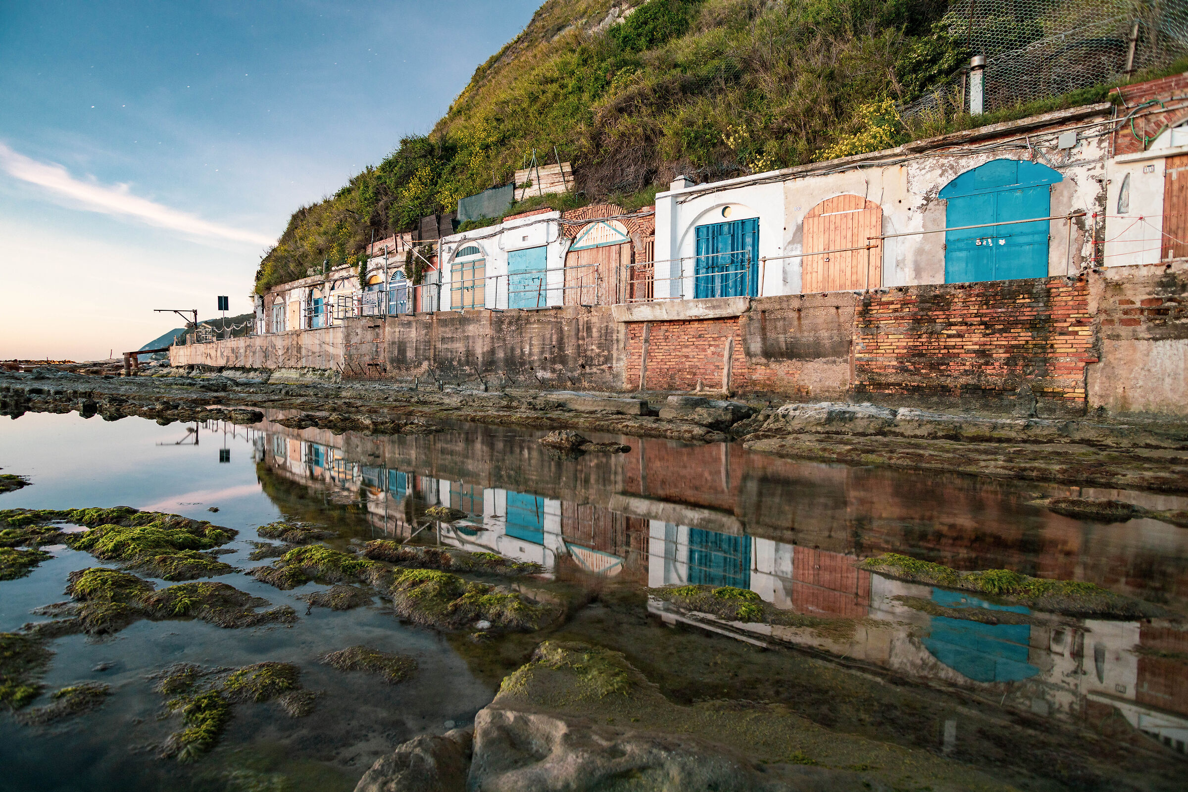 Passetto caves at dawn