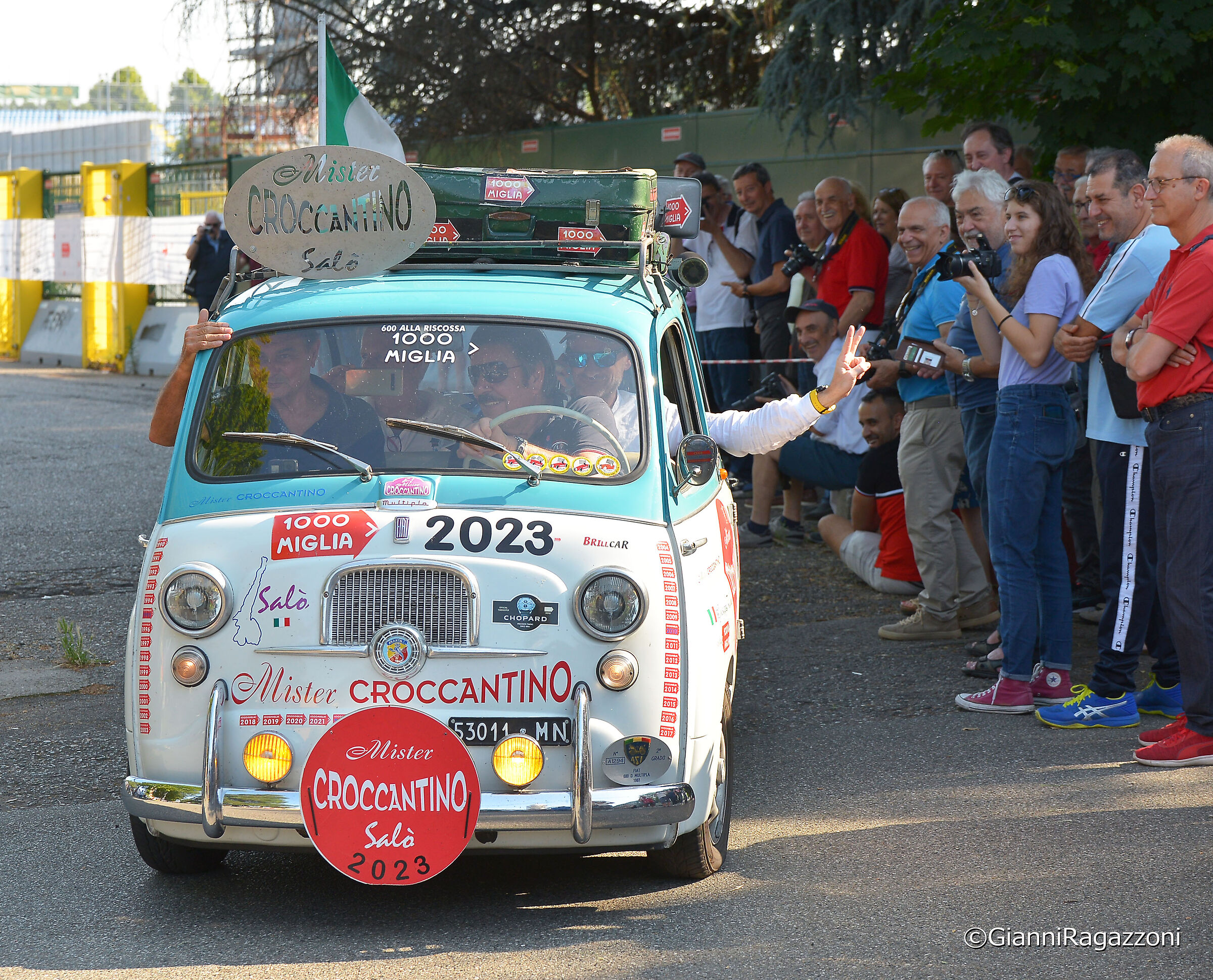 1000 Miglia 2023 - Fiat 600 D Multipla 1961