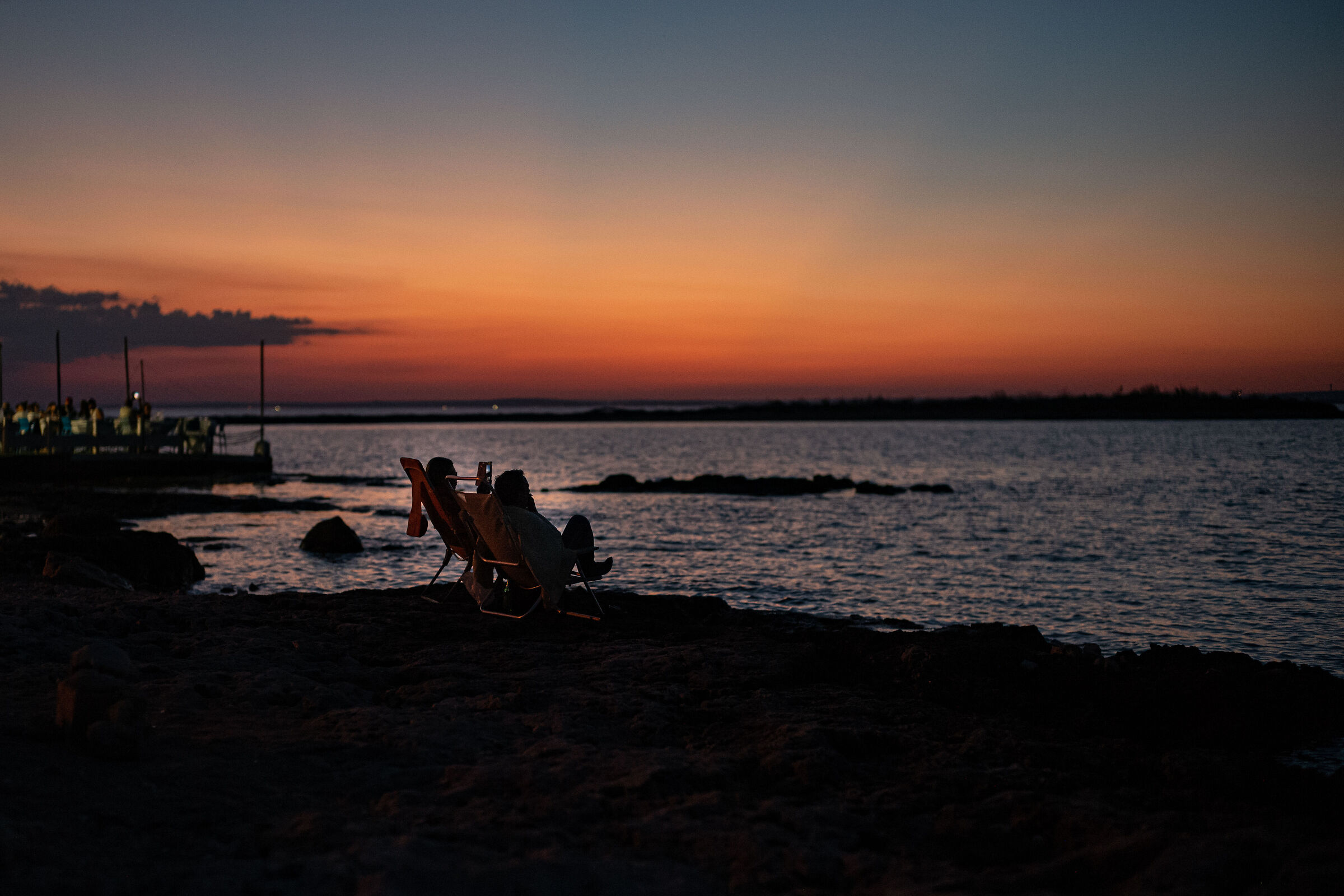 Il tramonto salentino