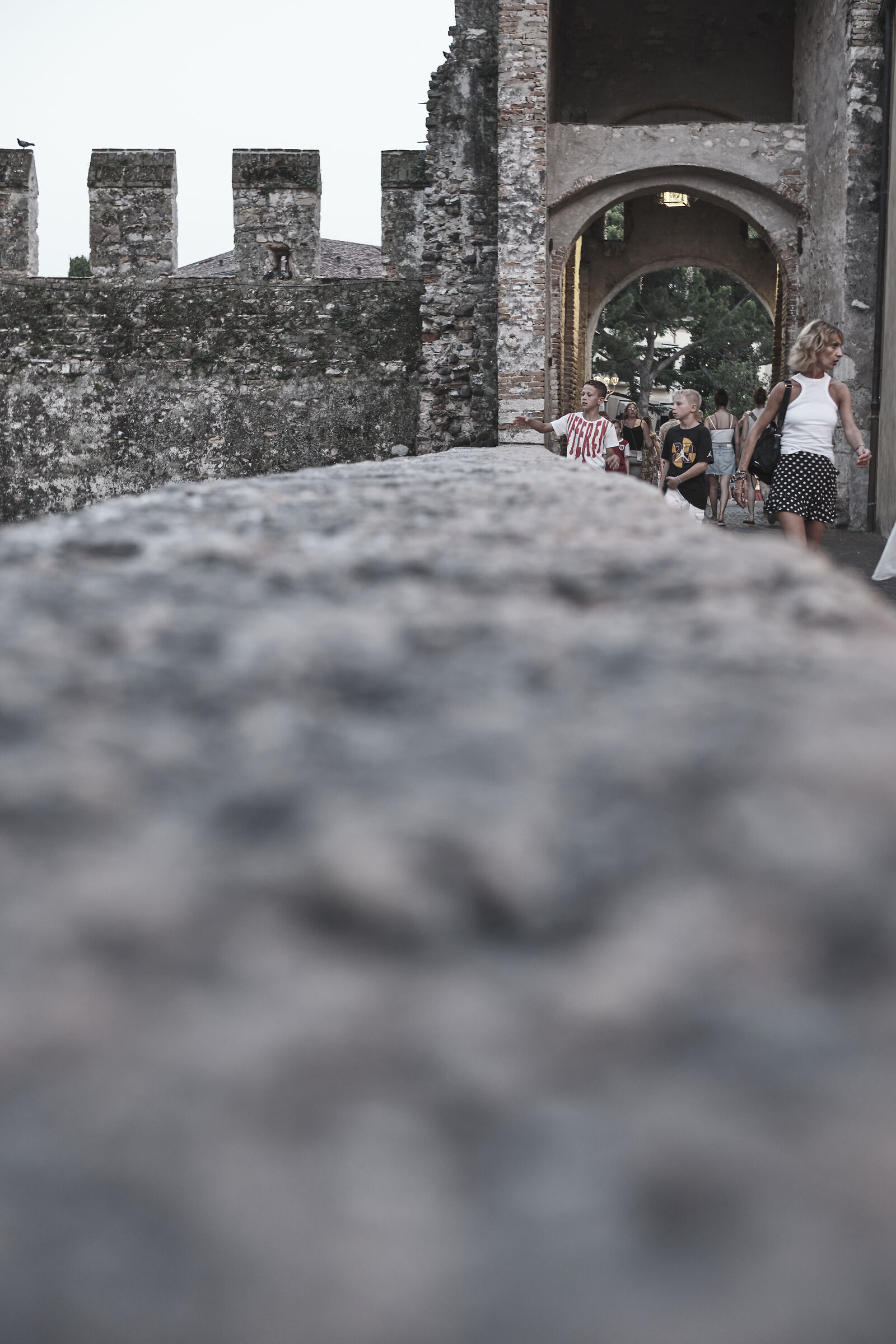 Entering Sirmione