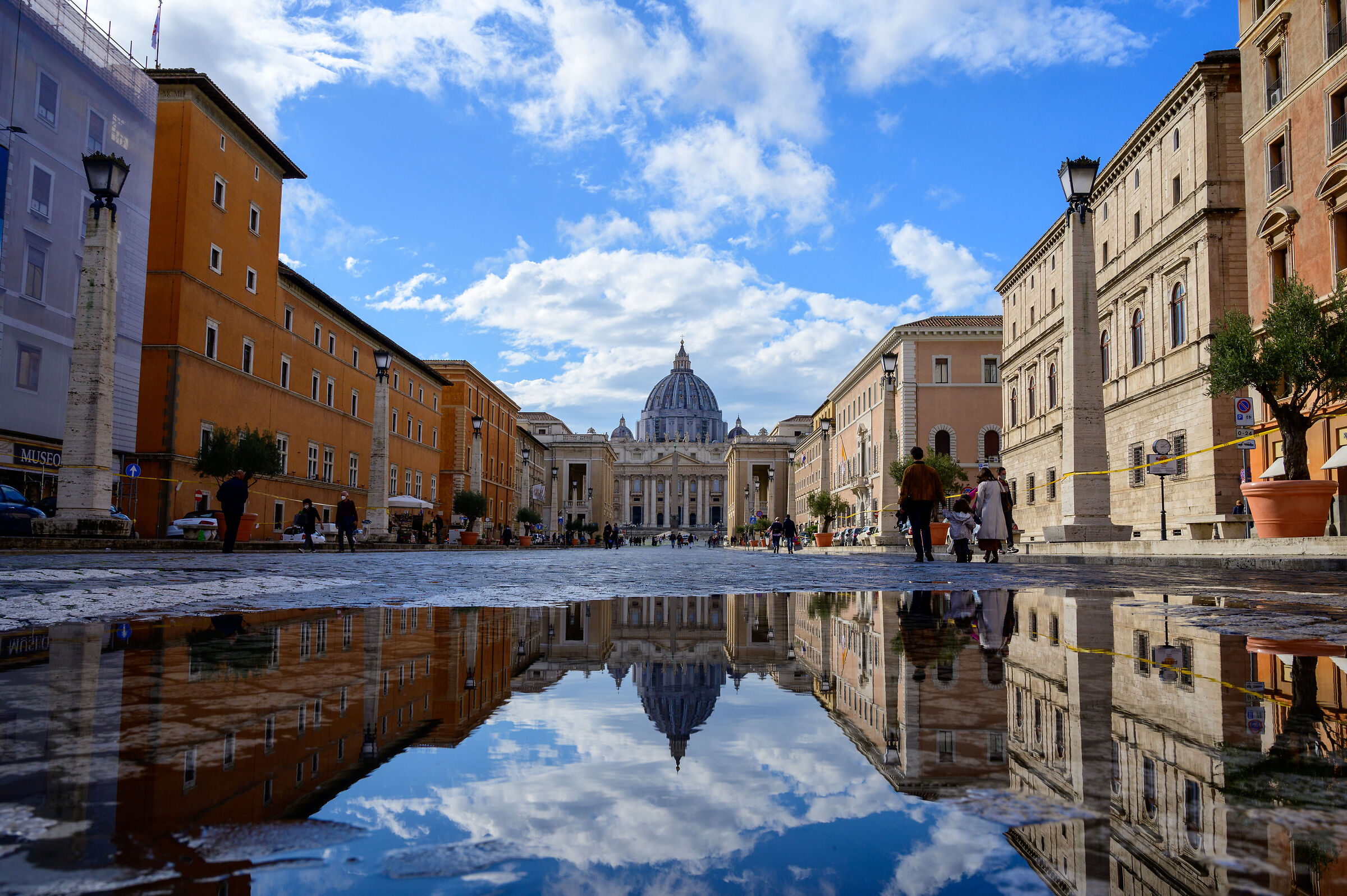 St. Peter's Basilica from Via della Conciliazione