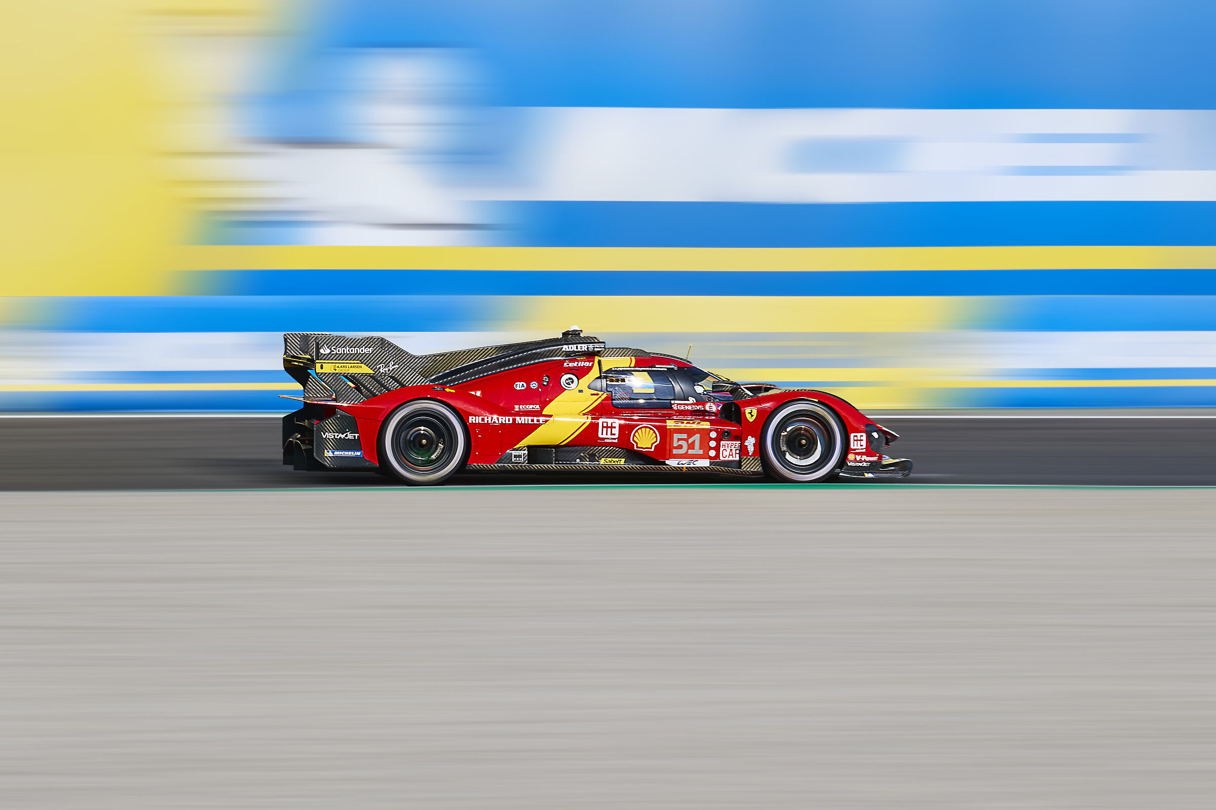 WEC 2023 Ferrari 499P Autodromo di Monza curva Ascari