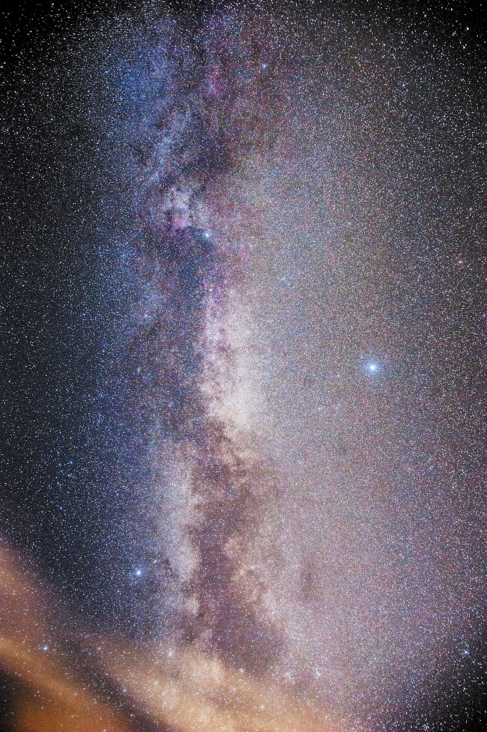 Scatto singolo su Via LAttea con nikon d700