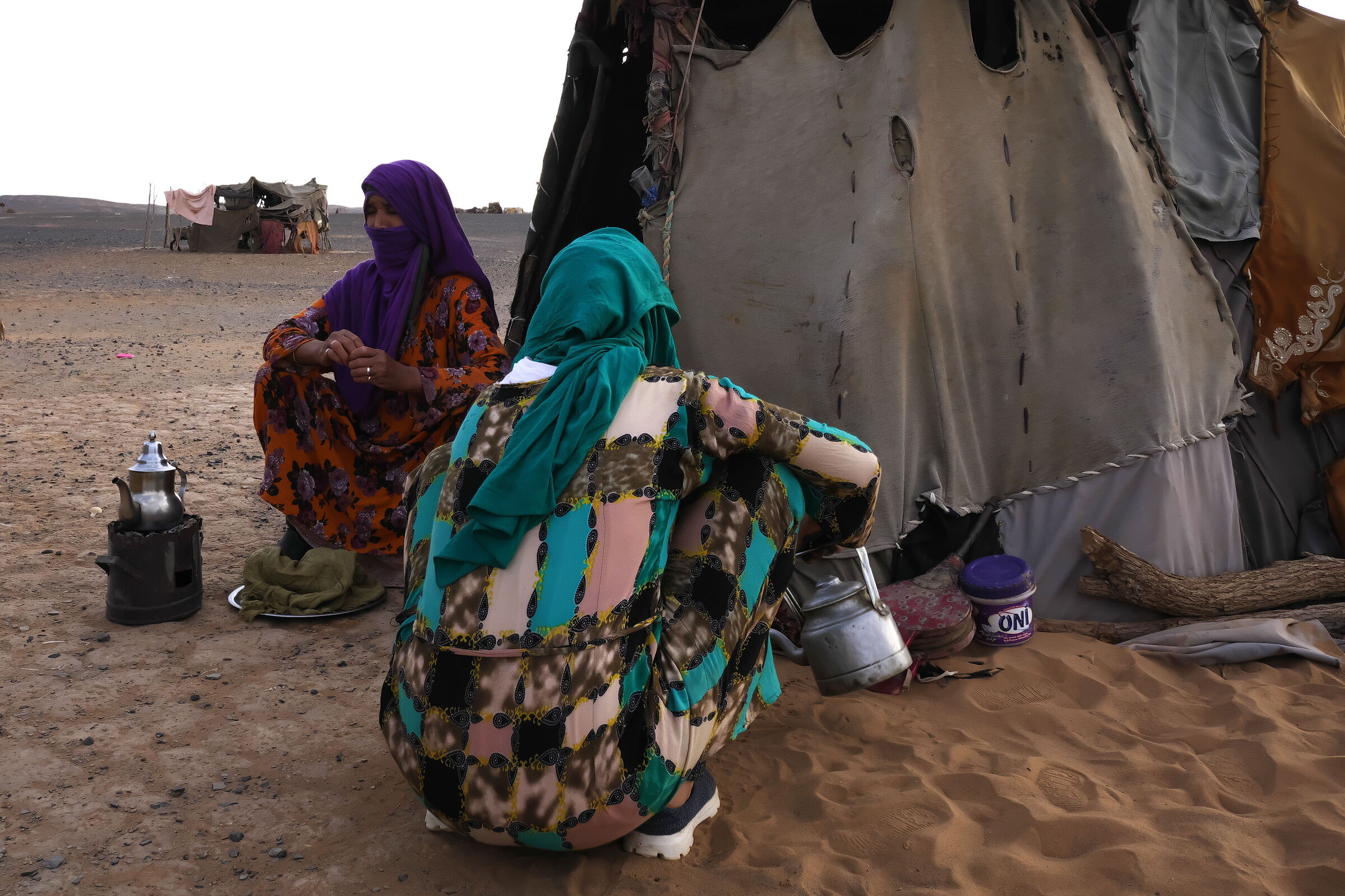 Nomads in the desert