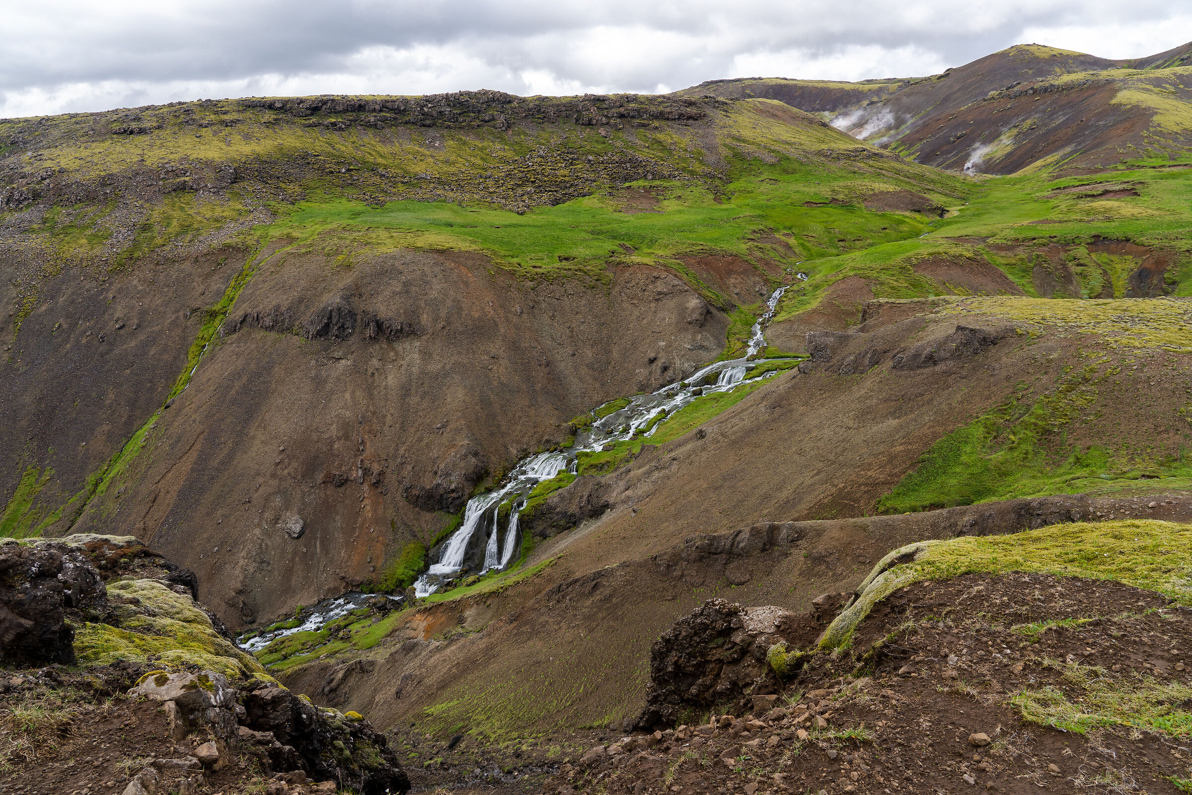Reykjadalur Waterfall