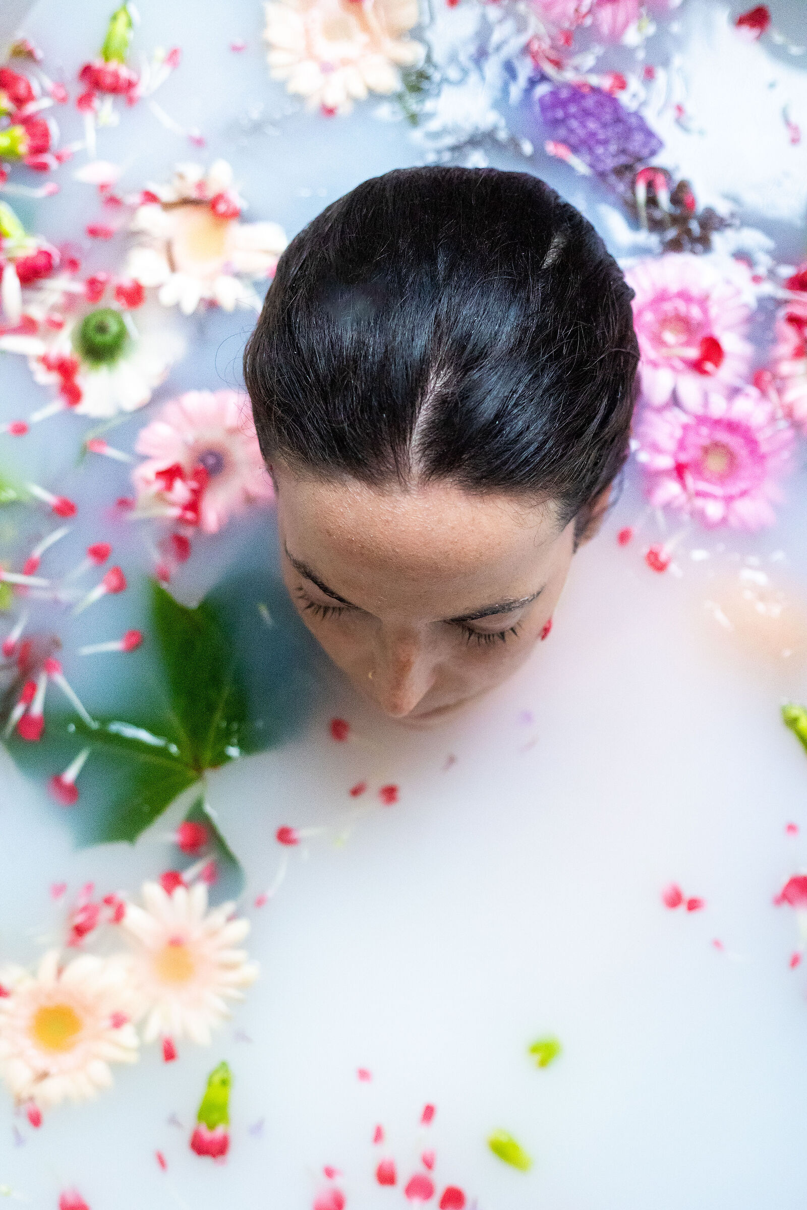Flowered pool delight.