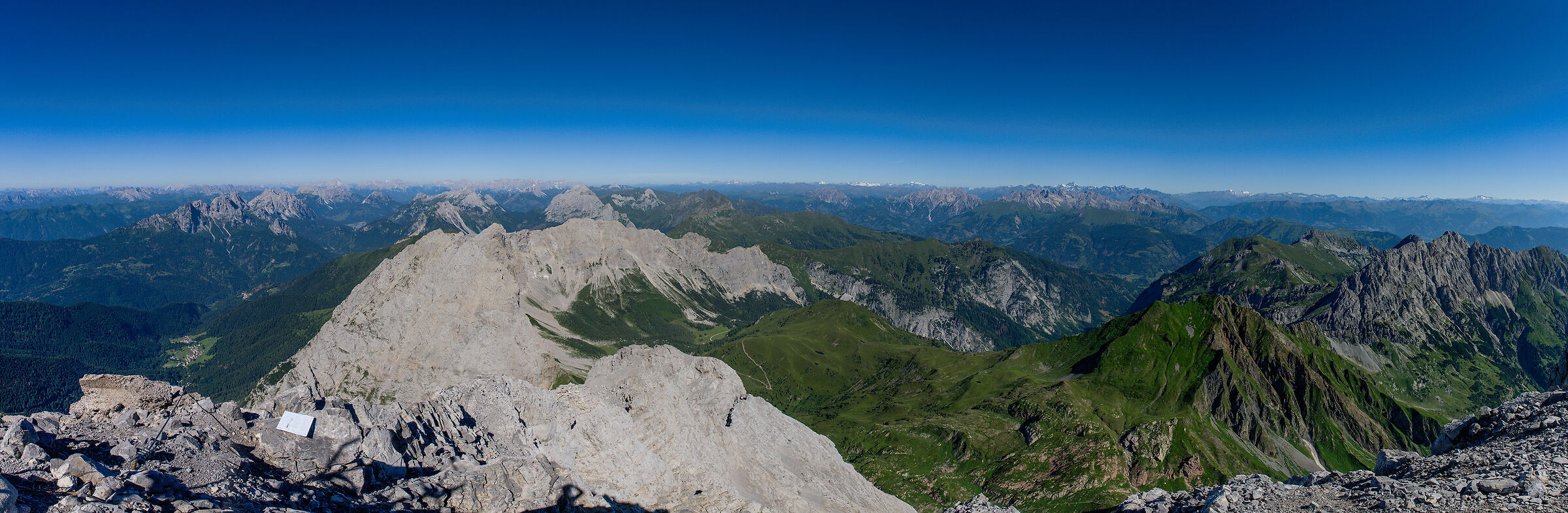 Pano Carnic Alps from Coglians