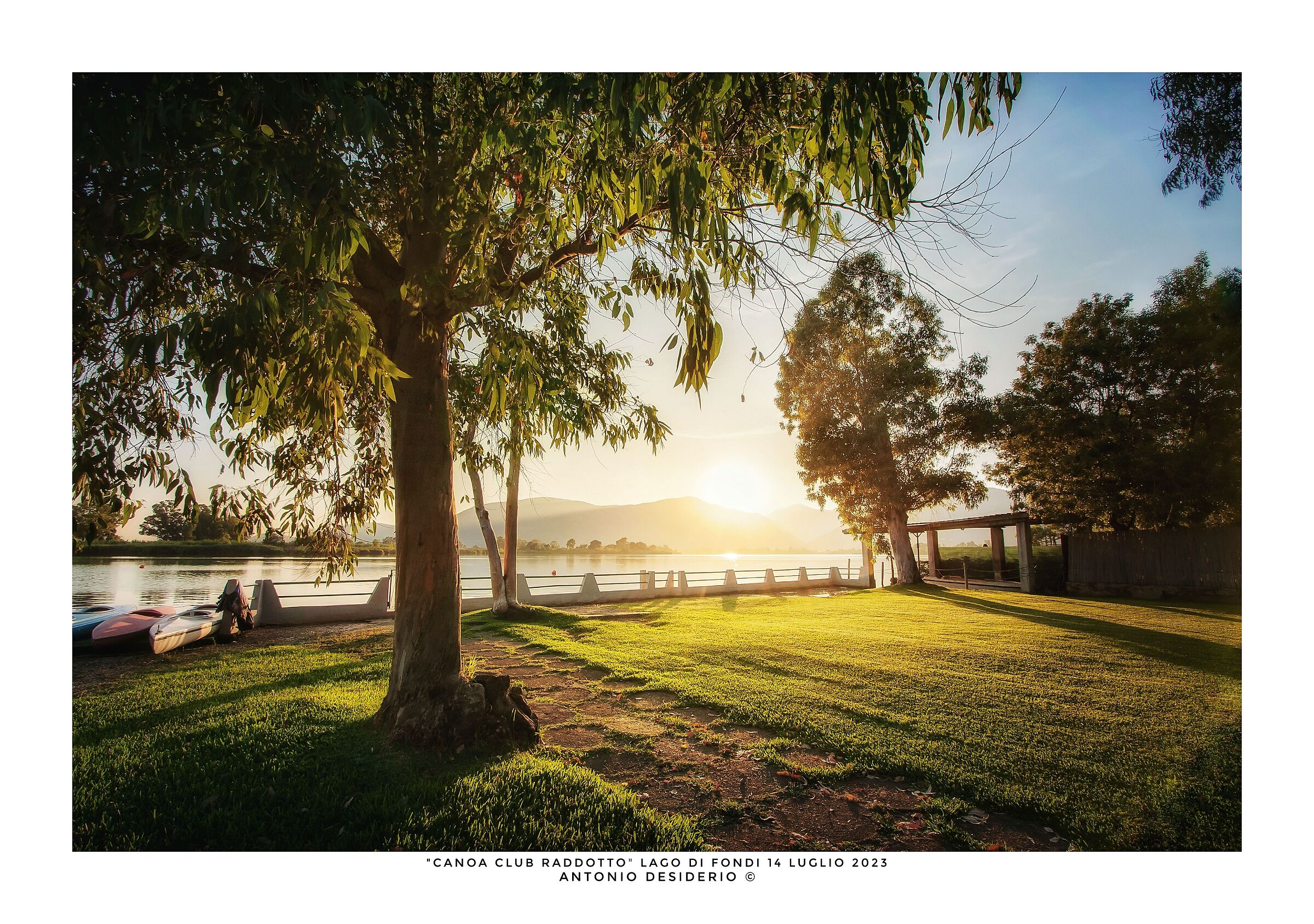 On a hot summer afternoon