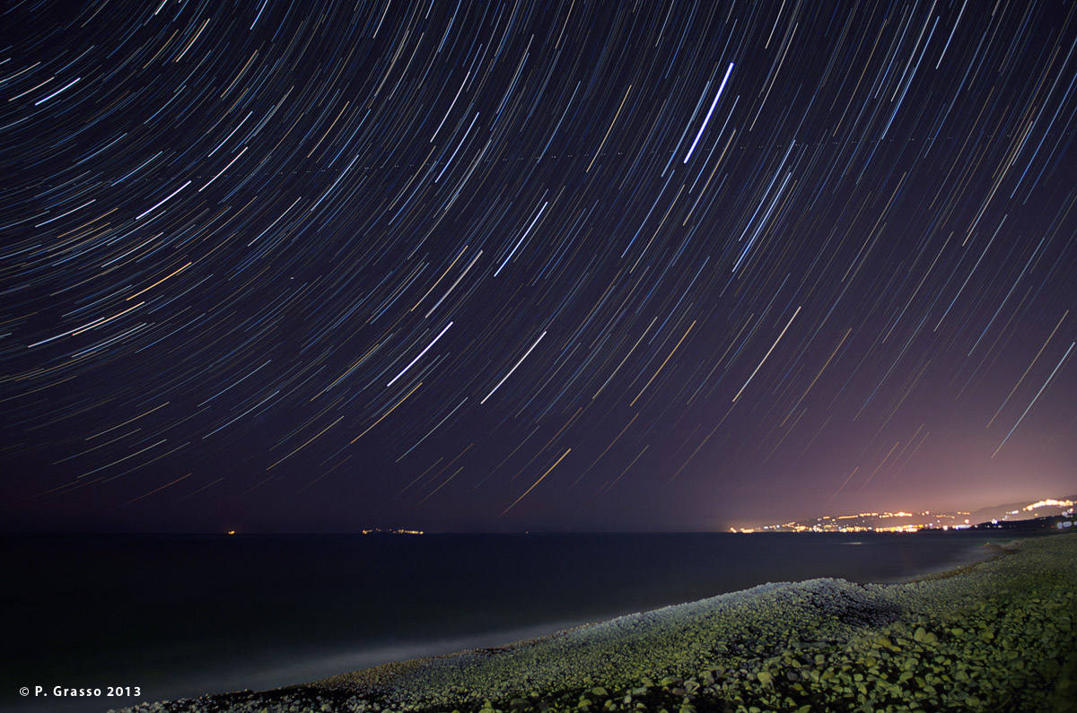 test star trail