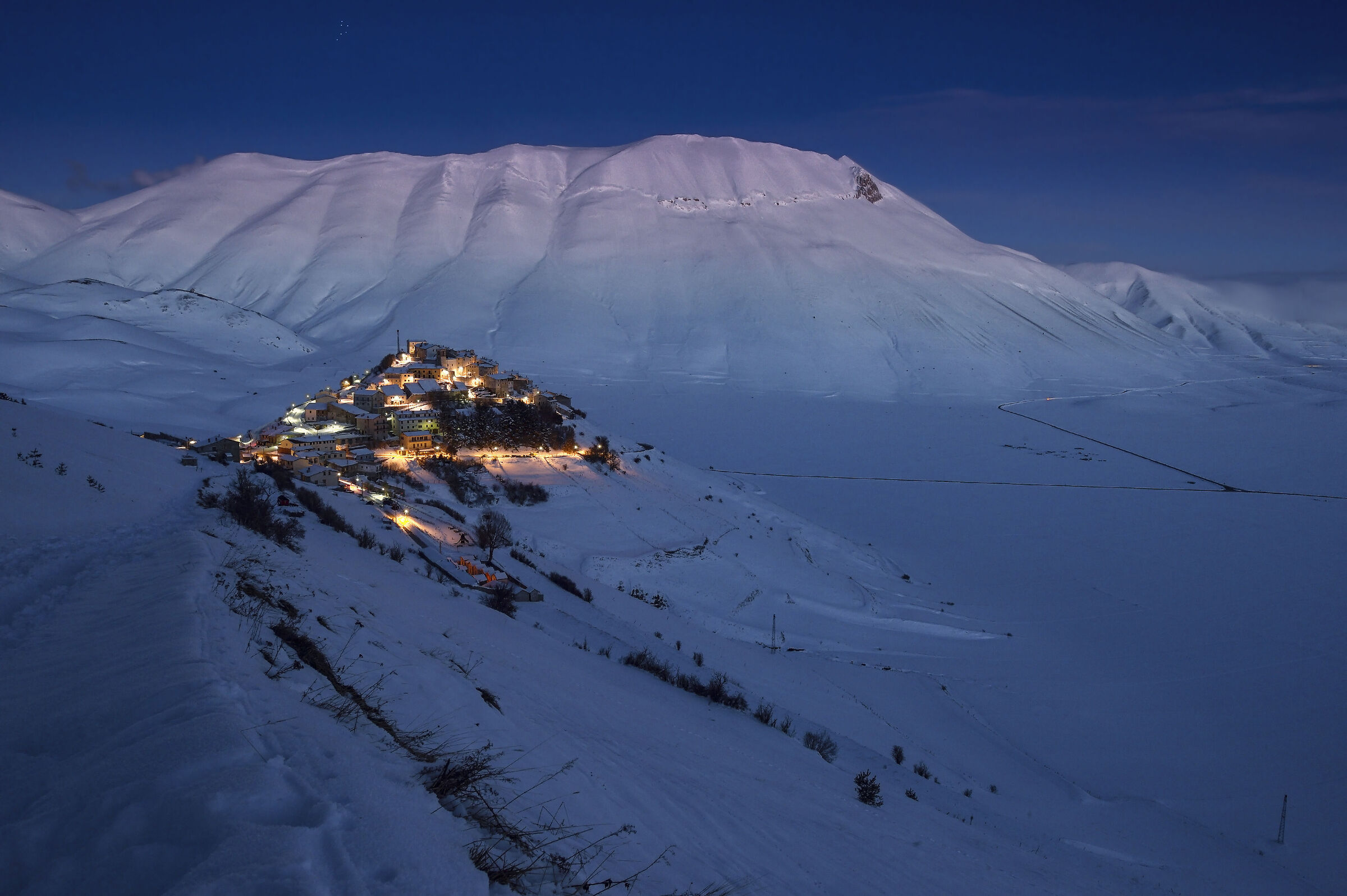Ora blu' a Castelluccio... "remember forever"