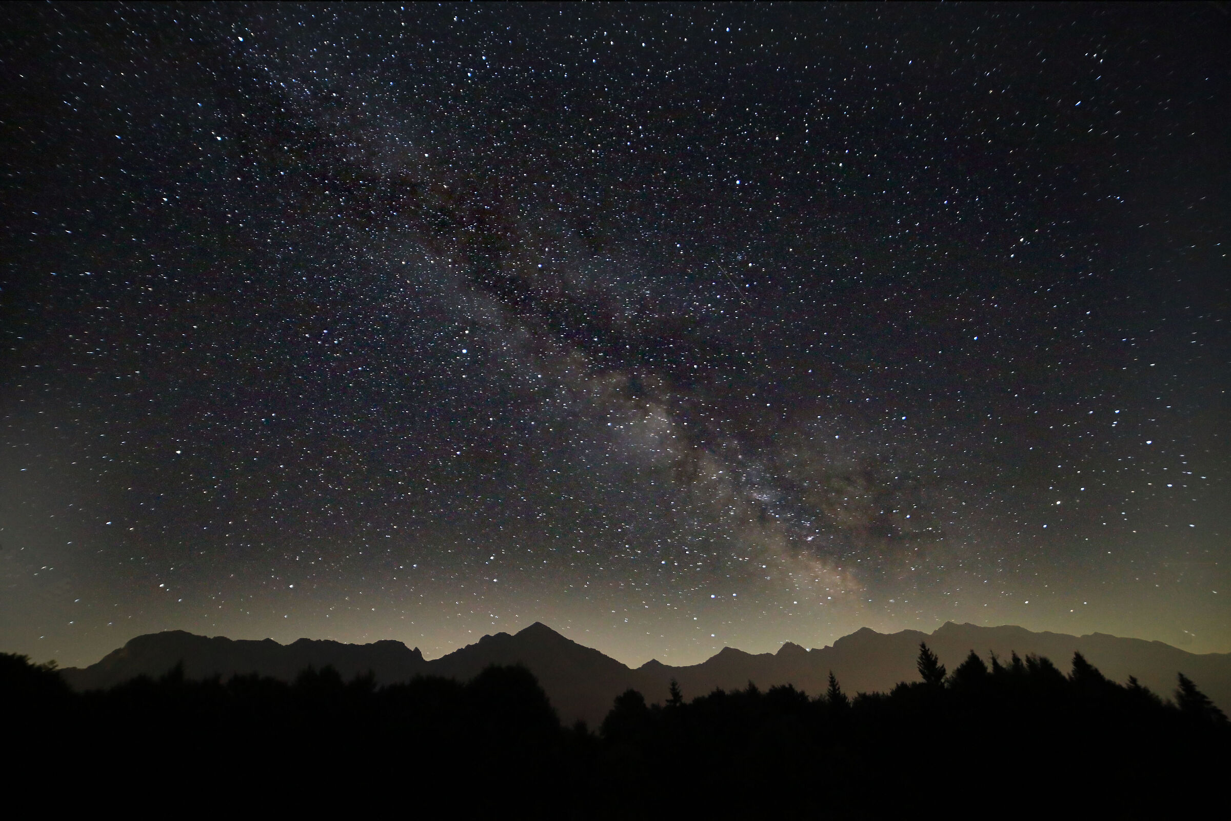 Sopra il Cadria ....la mia prima via Lattea