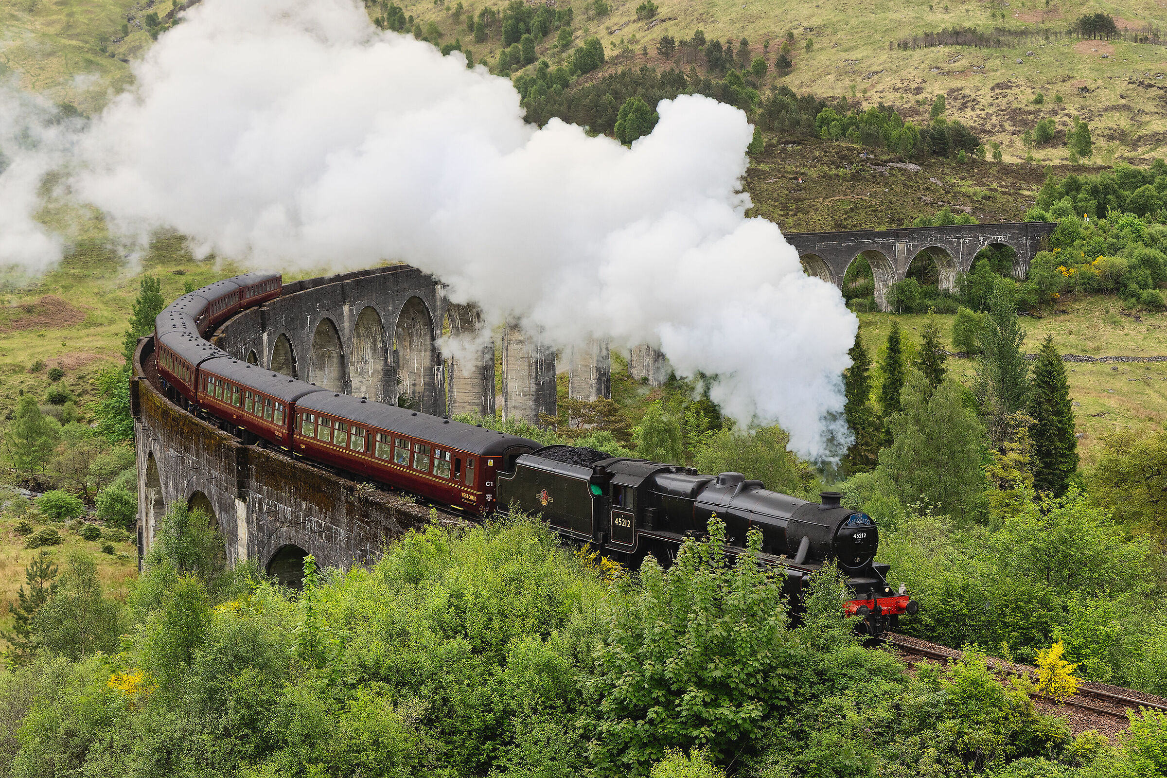Jacobite train, Scotland