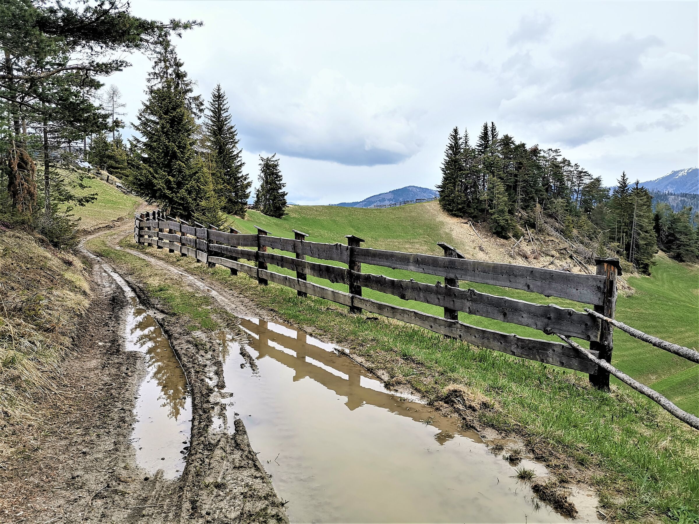 Tipici riflessi in Val Badia.