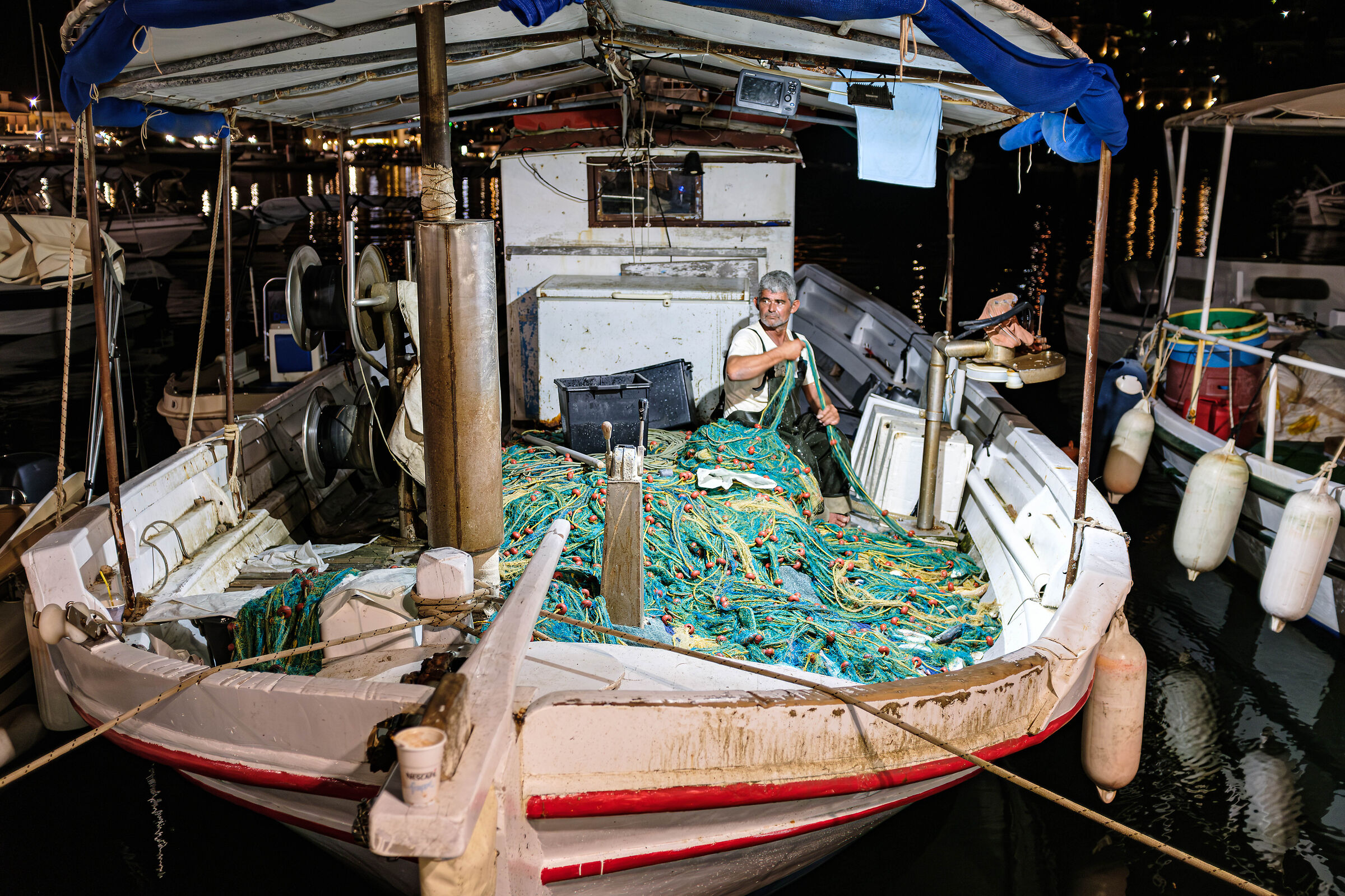 Pesca al tramaglio- Sivota Gr