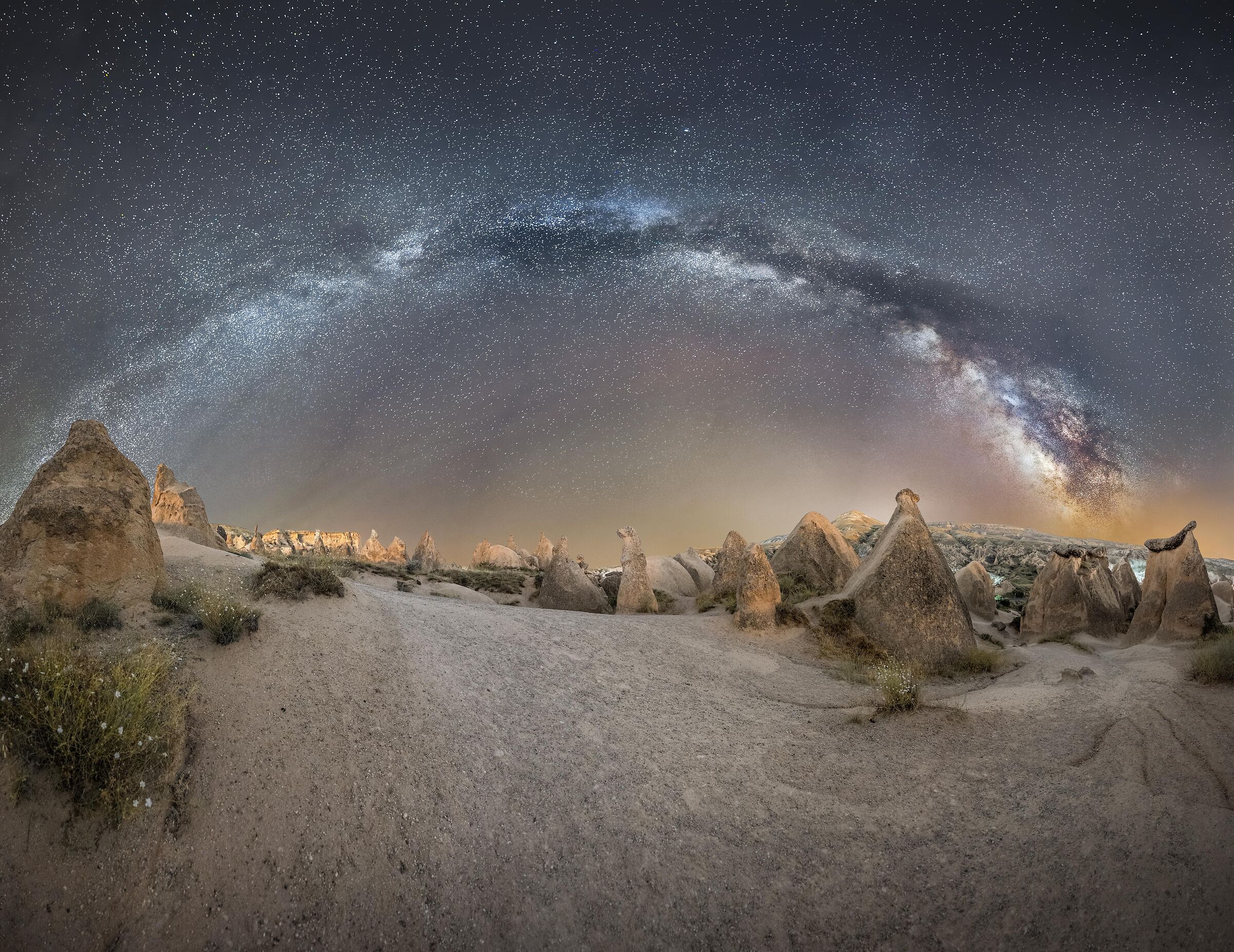 The sky of Cappadocia