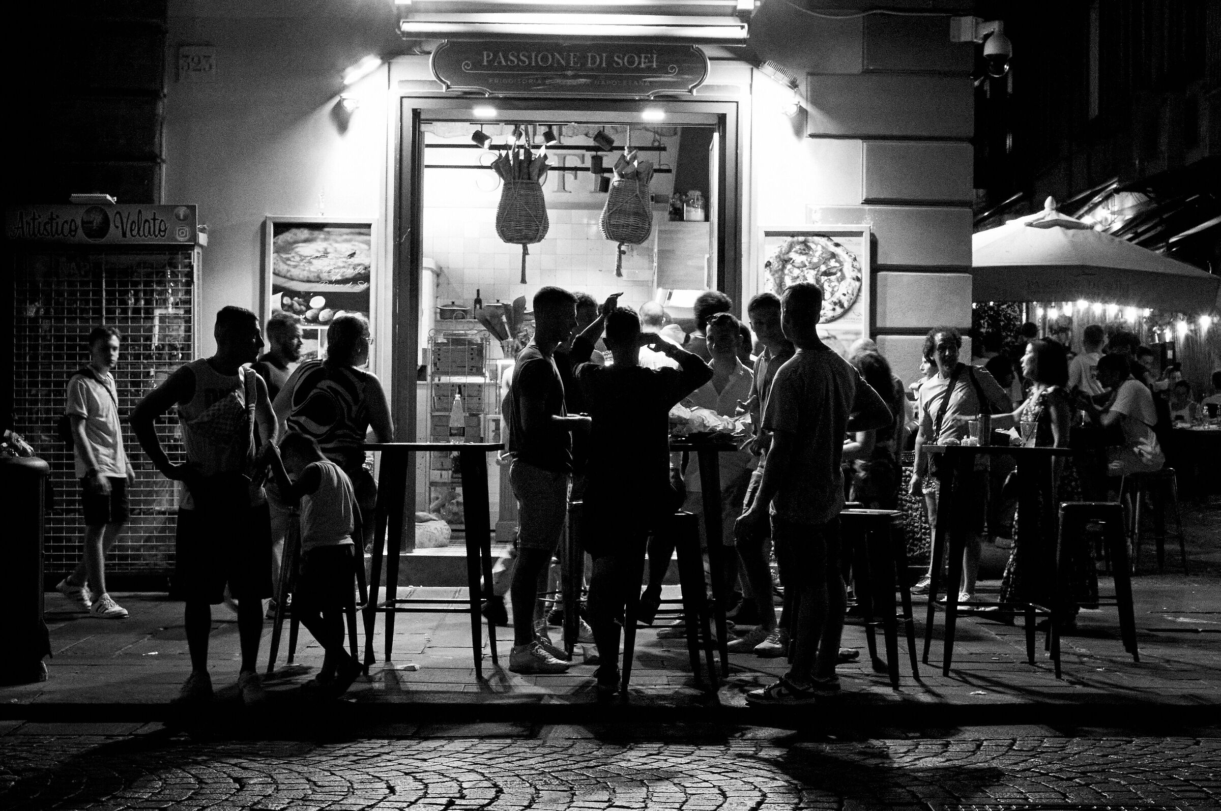 We were 4 friends at the bar...