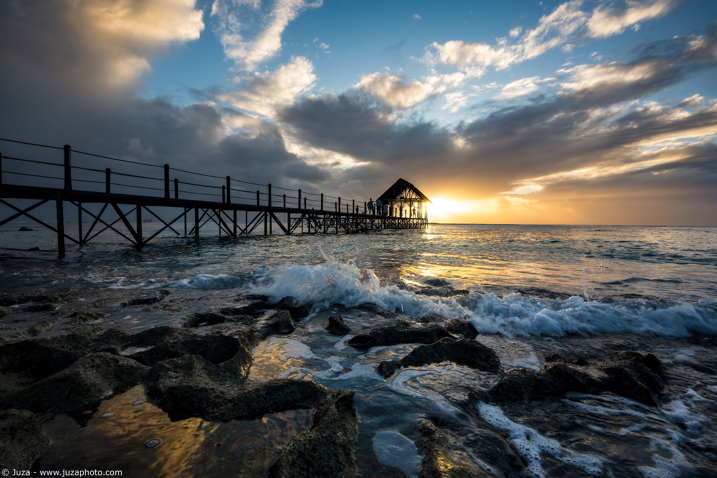 Sunset at Pointe aux Piments