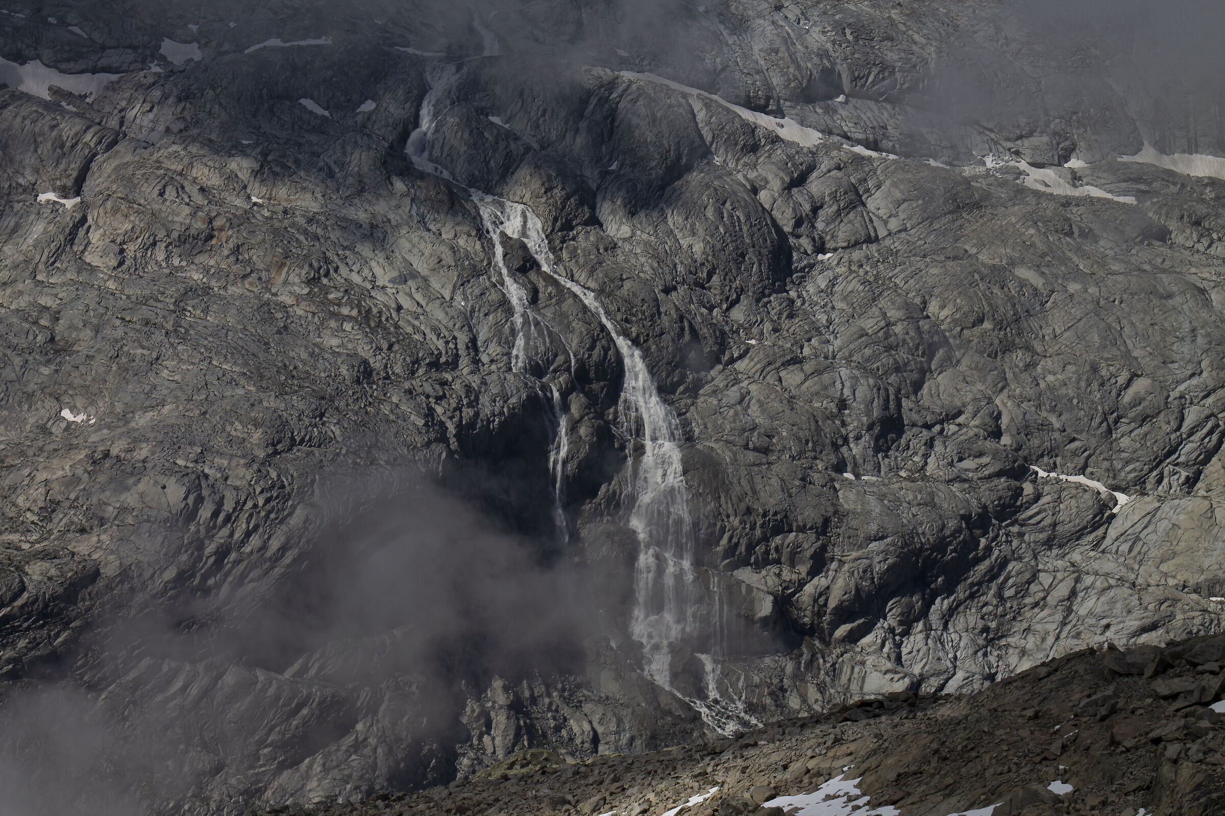 cascata ghiacciaio presena