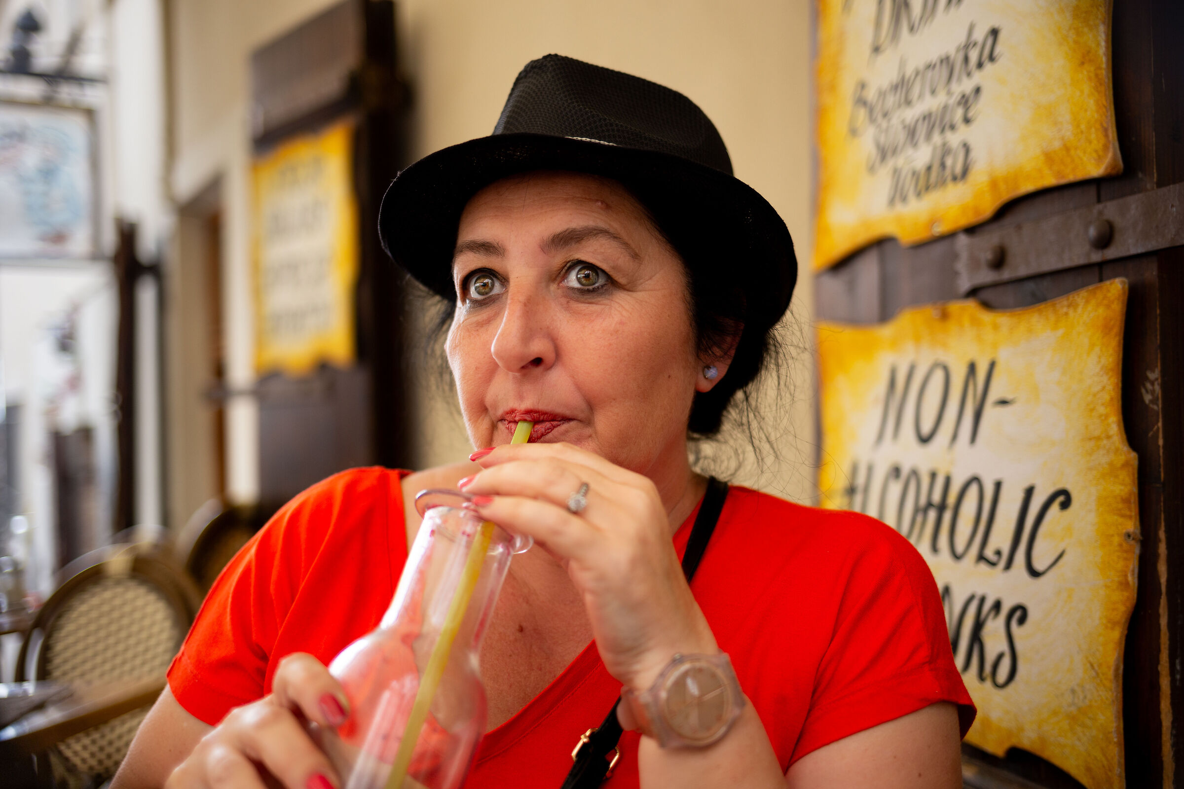Lemonade near Prague Castle