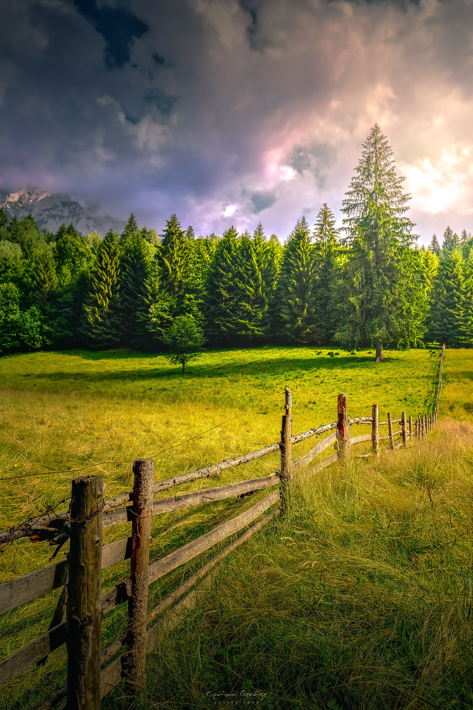 Tramonto dei Carpazi