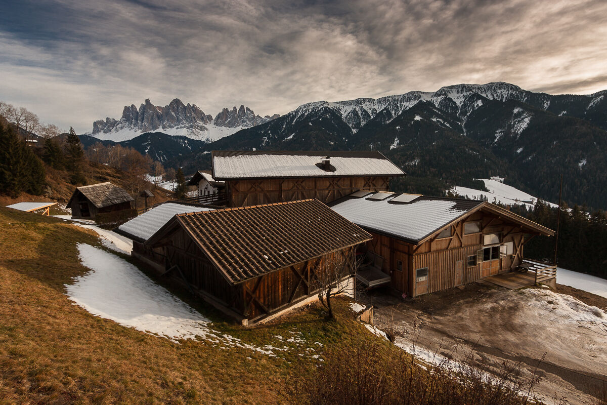 Inverno in Val di Funes ...