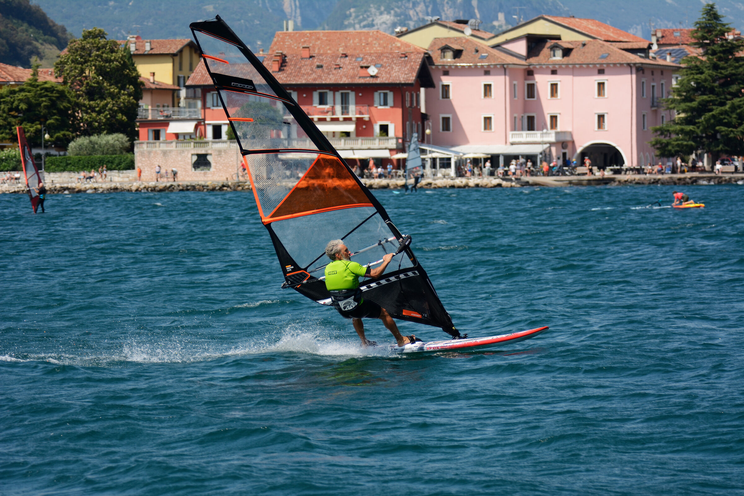 Torbole surfing
