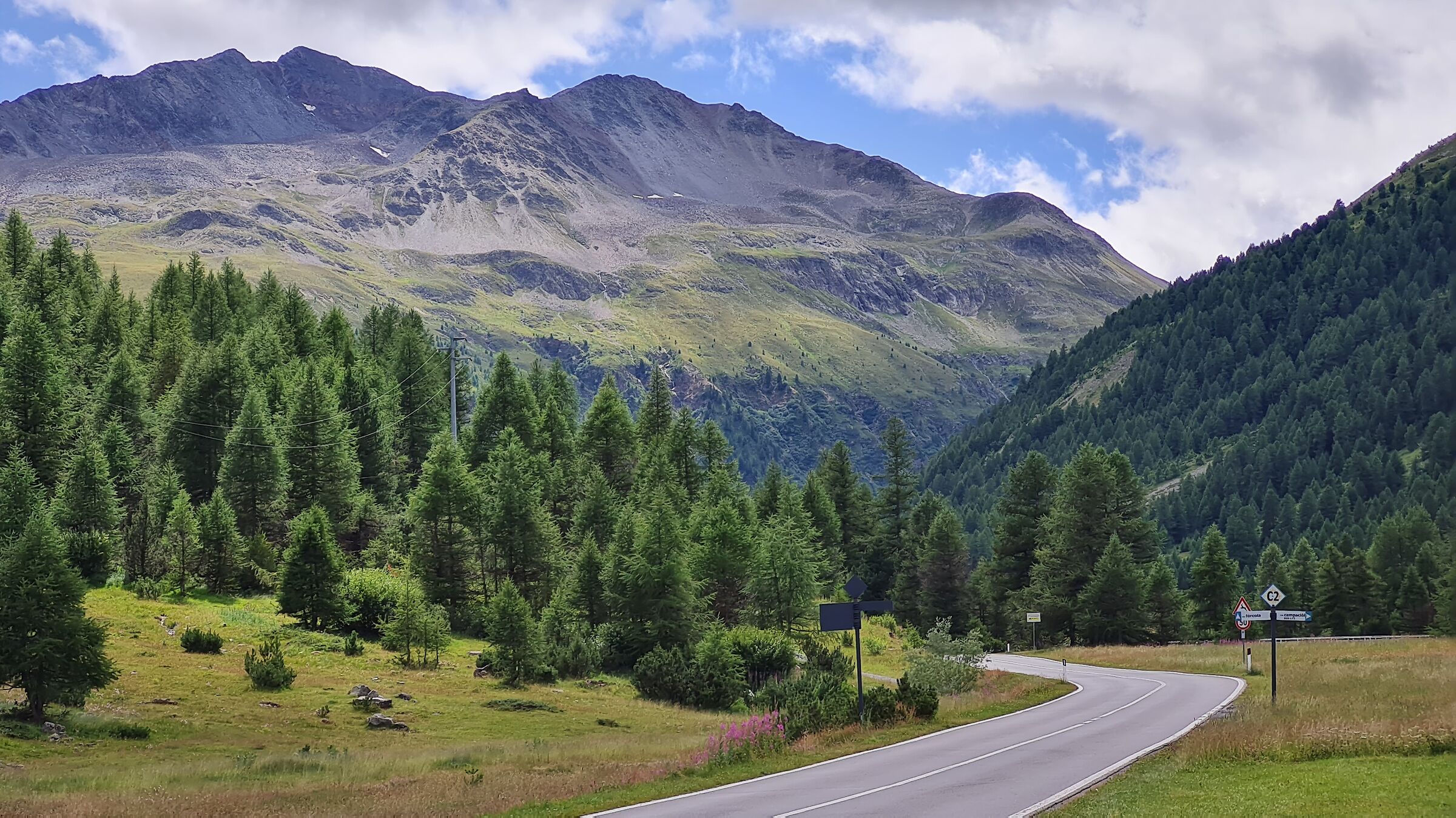 Strada per la Forcola di Livigno