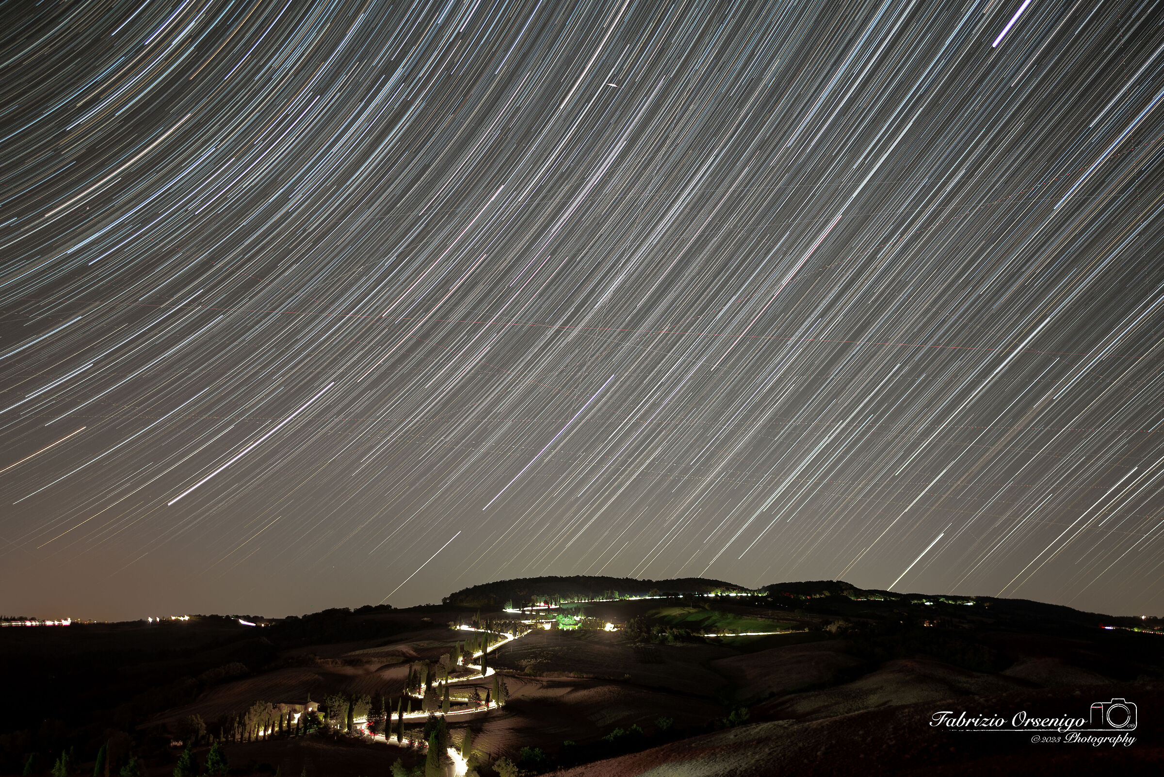 Startrail Monticchiello