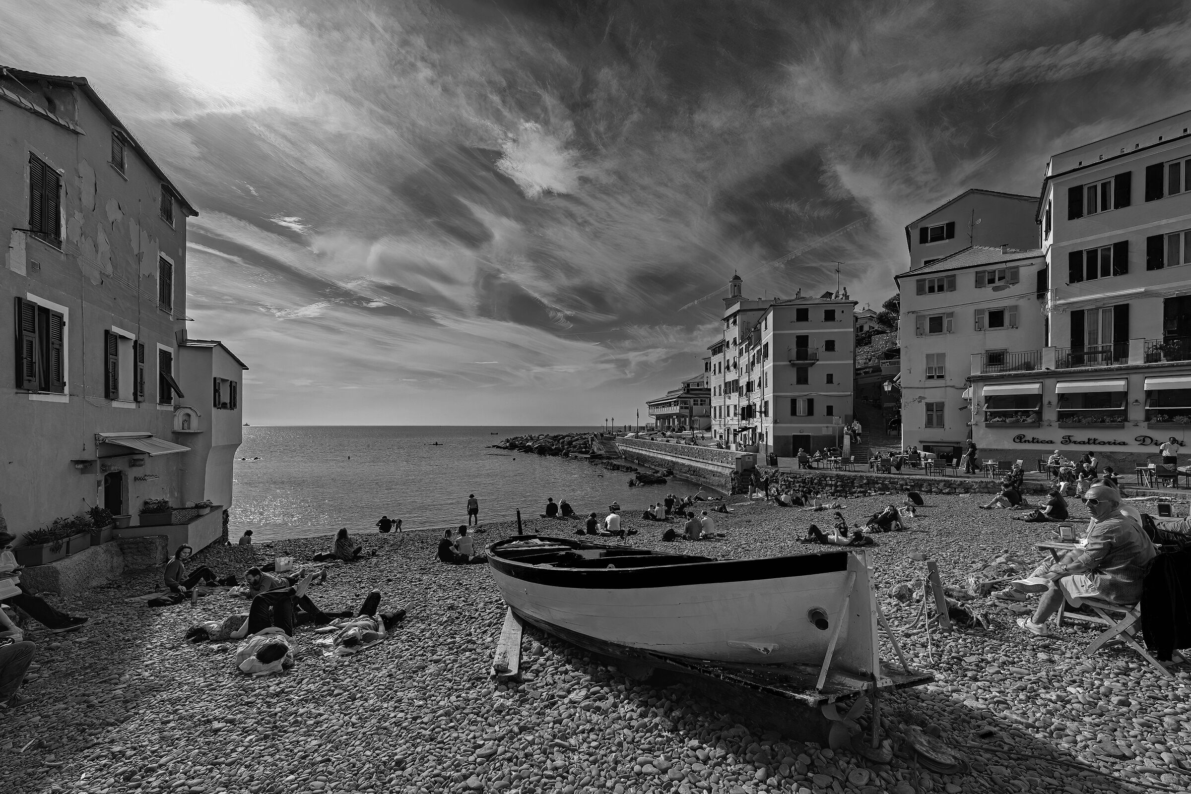 Boccadasse B&W