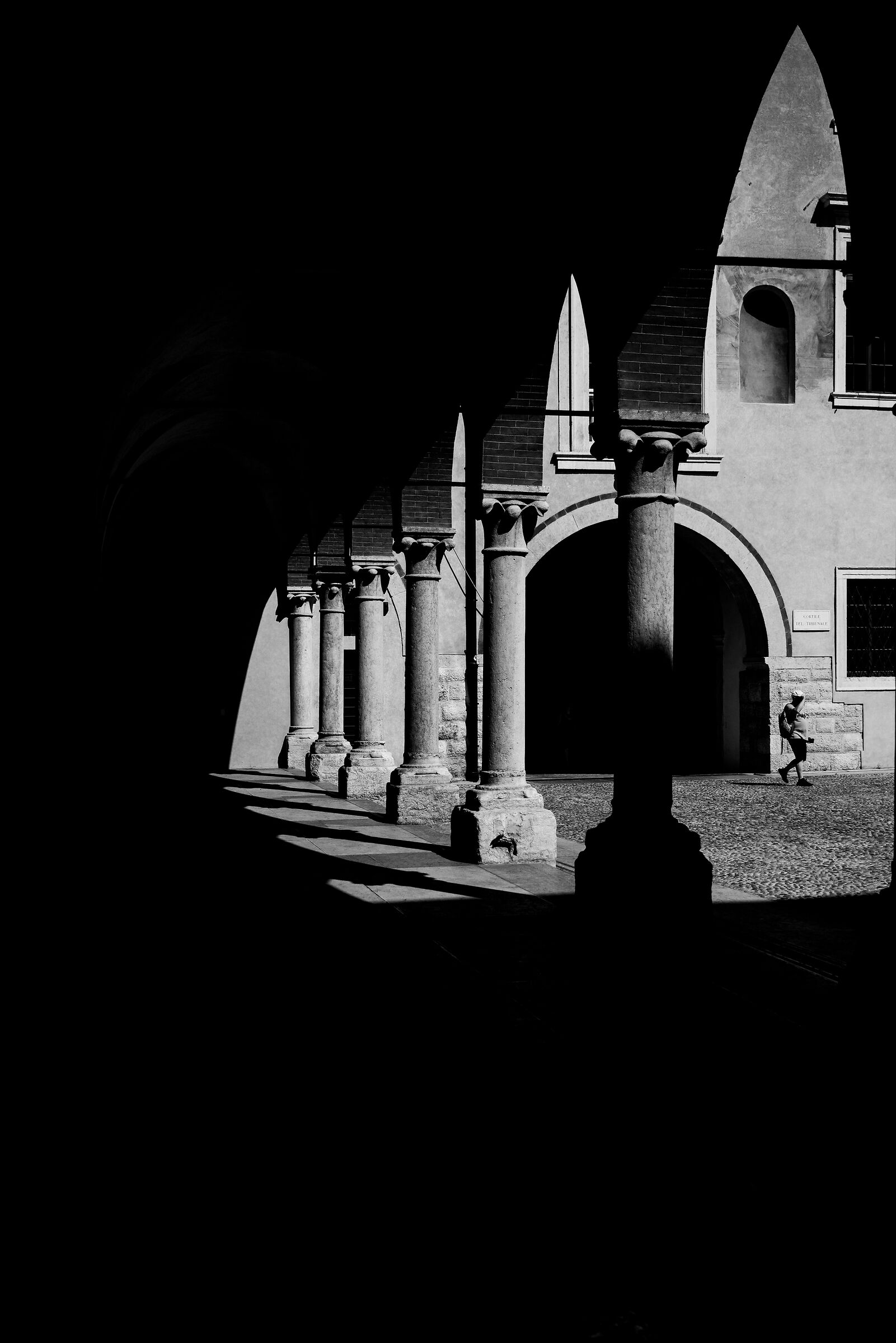 Verona in black and white