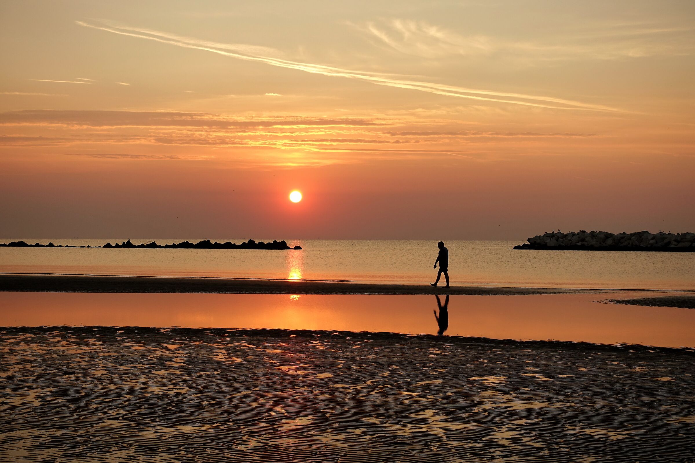 Two steps at dawn