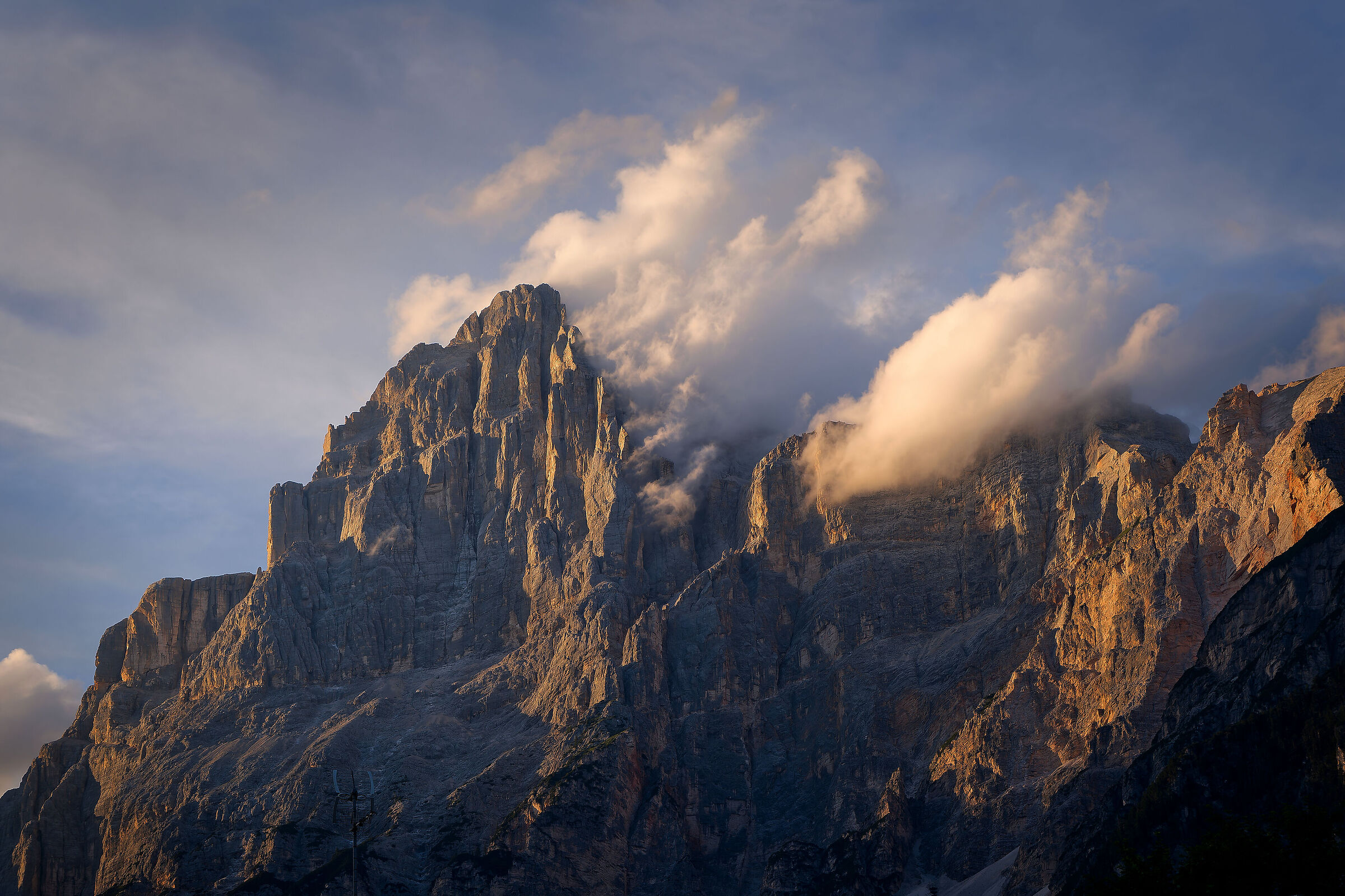Croda Marcora at sunset