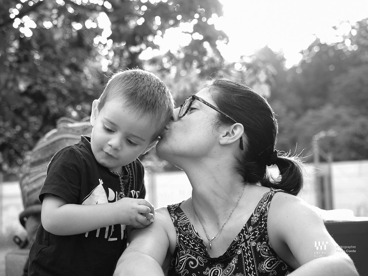 Matteo and his mother