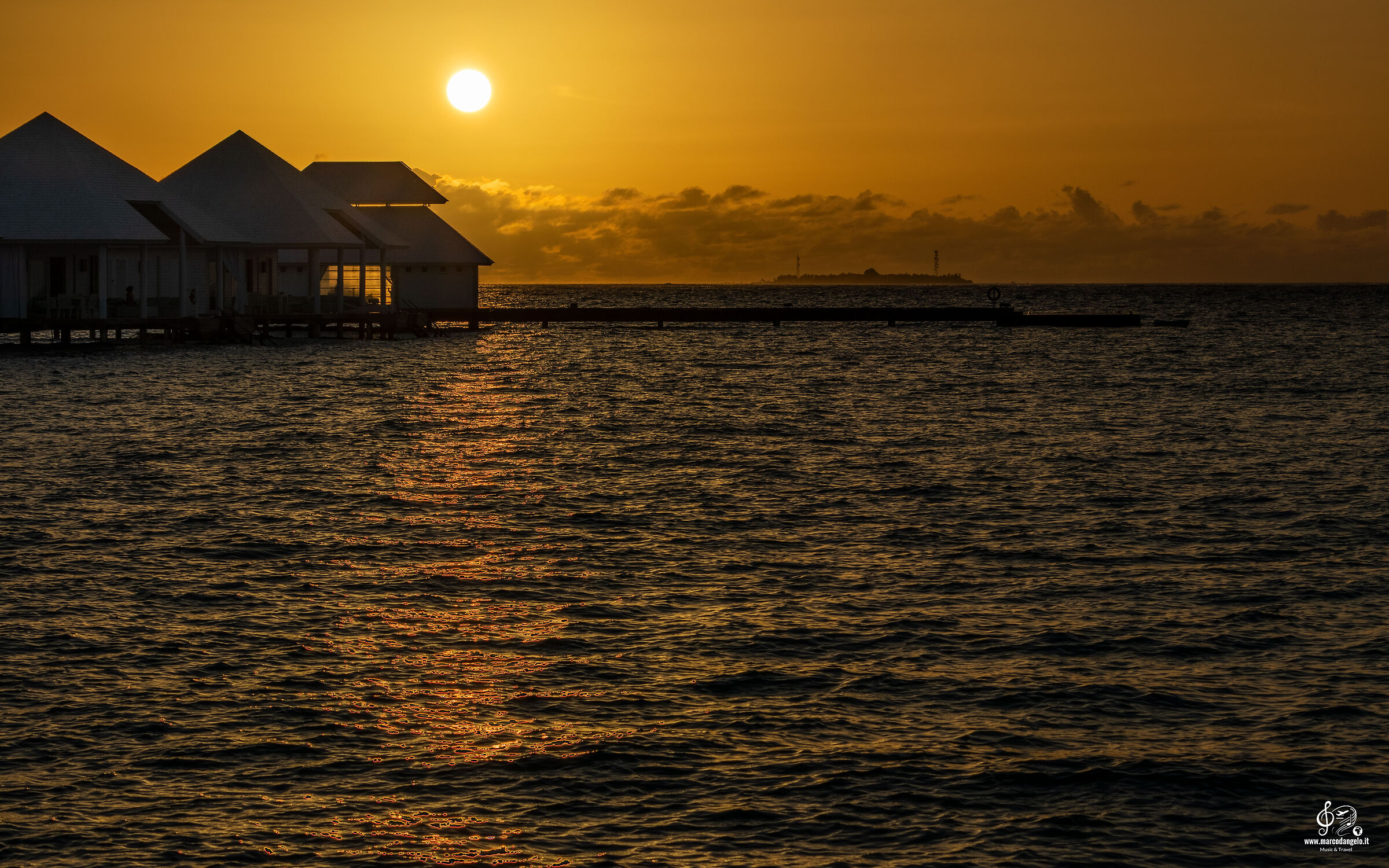Sunset looking at fisherman island