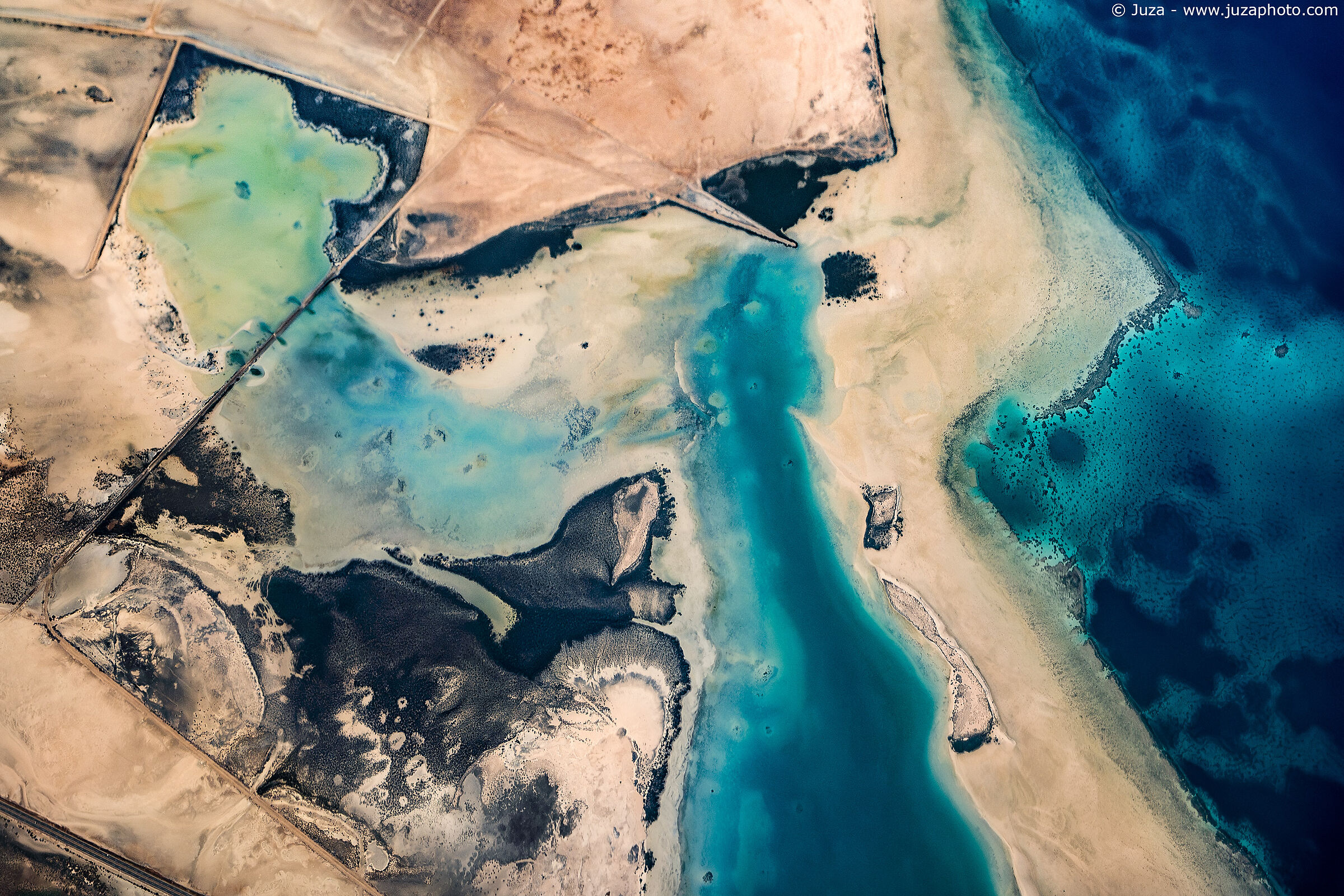 L'Arabia Saudita vista dal cielo