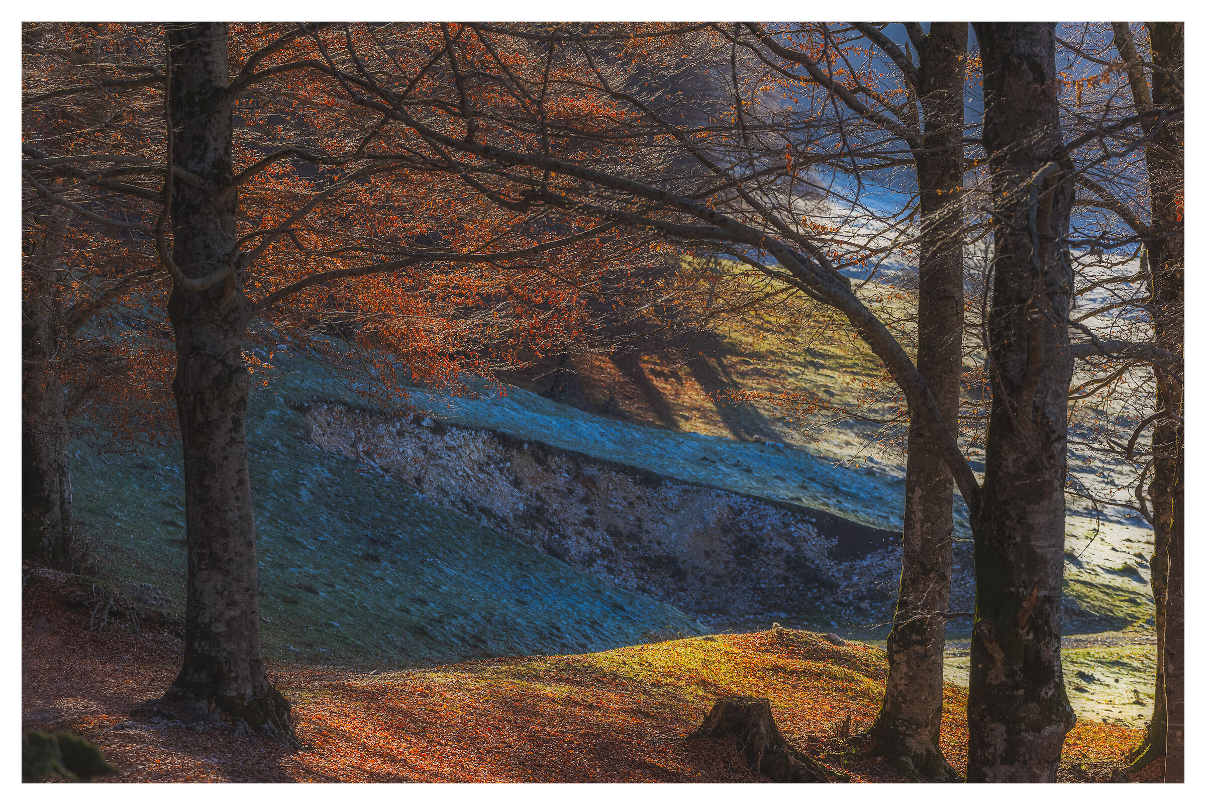 Exit point with sleet