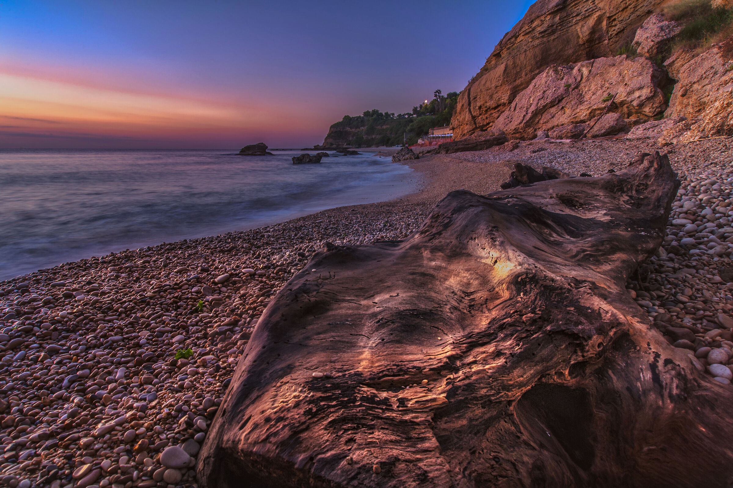 Il trocno sulla spiaggia