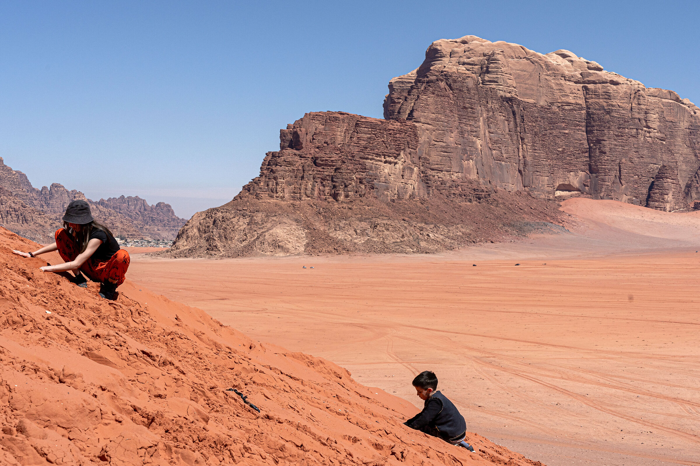 People at Wadi Rum