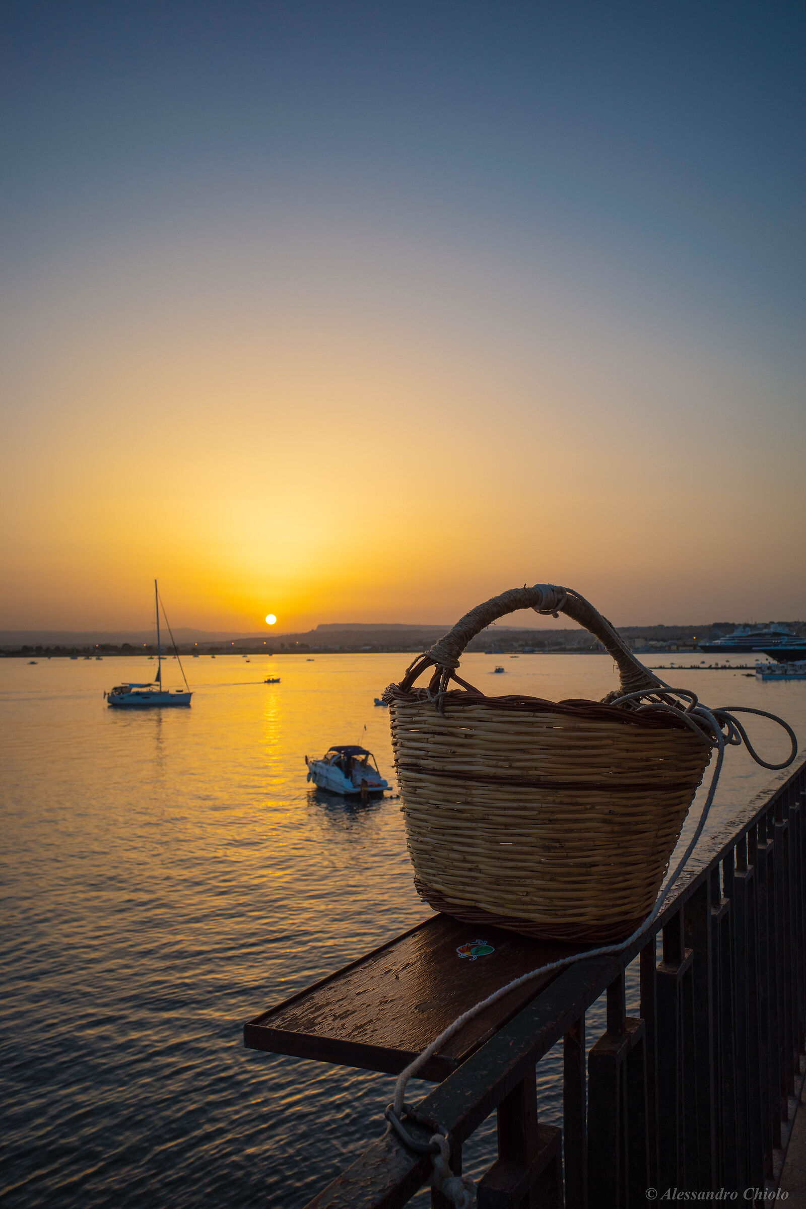 Sunset in Sicily